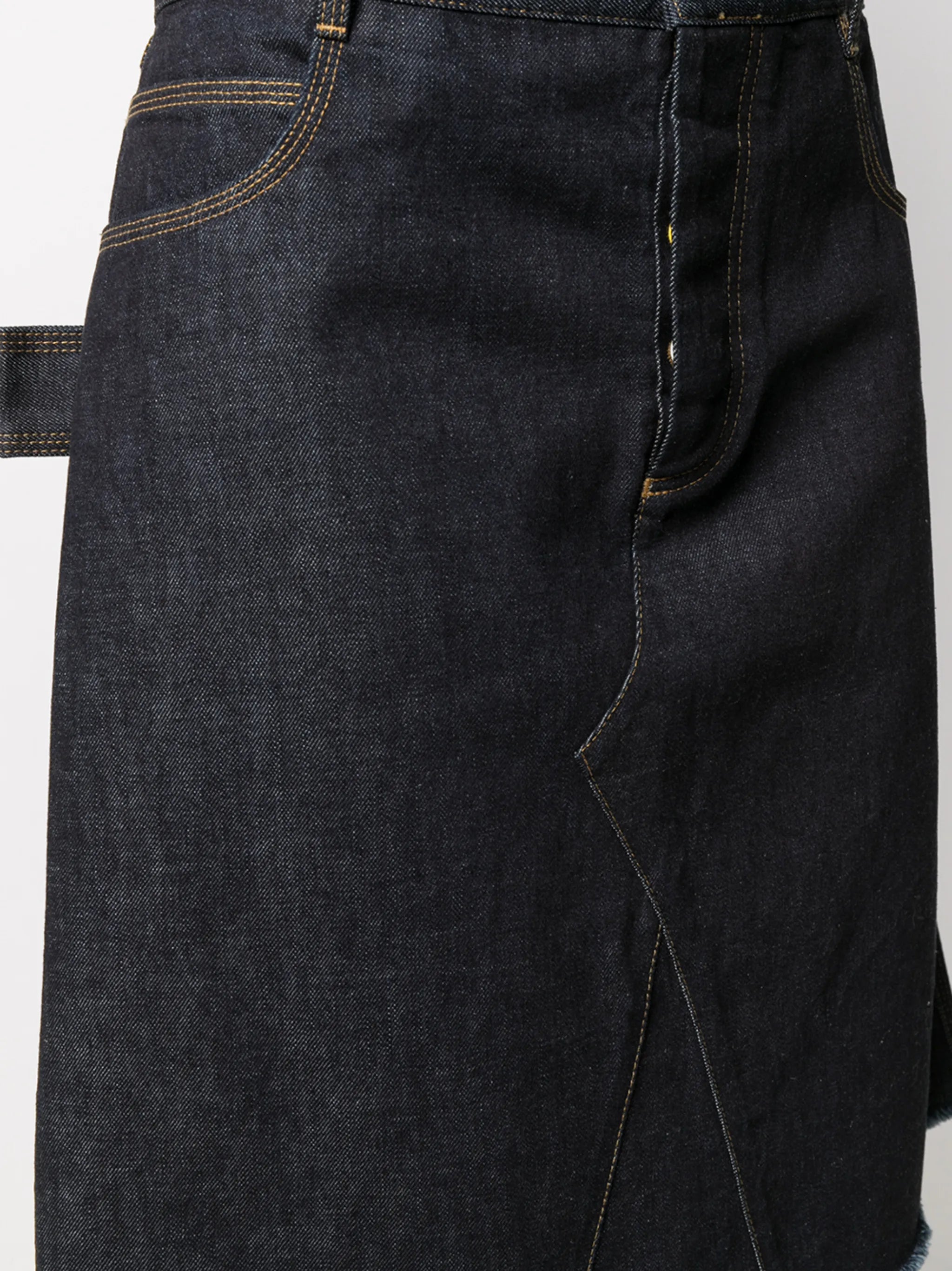 A-line mid-length skirt