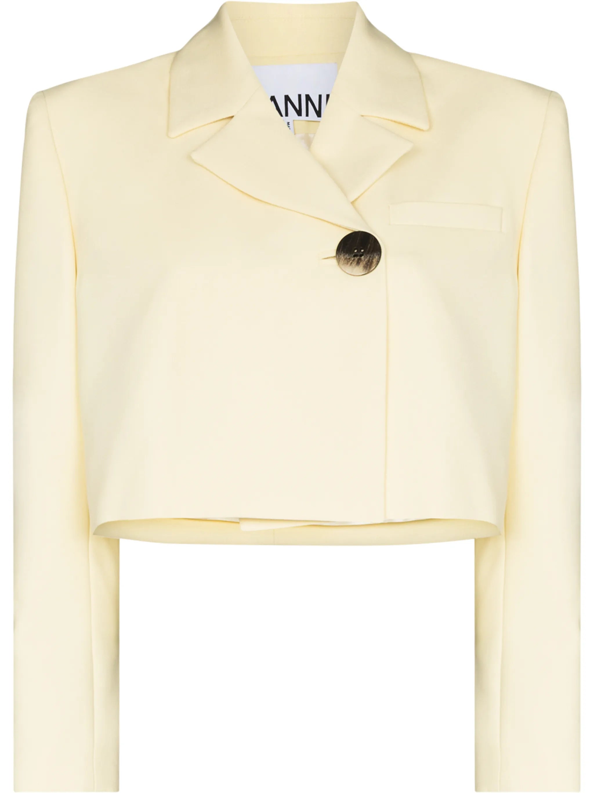 cropped suit blazer