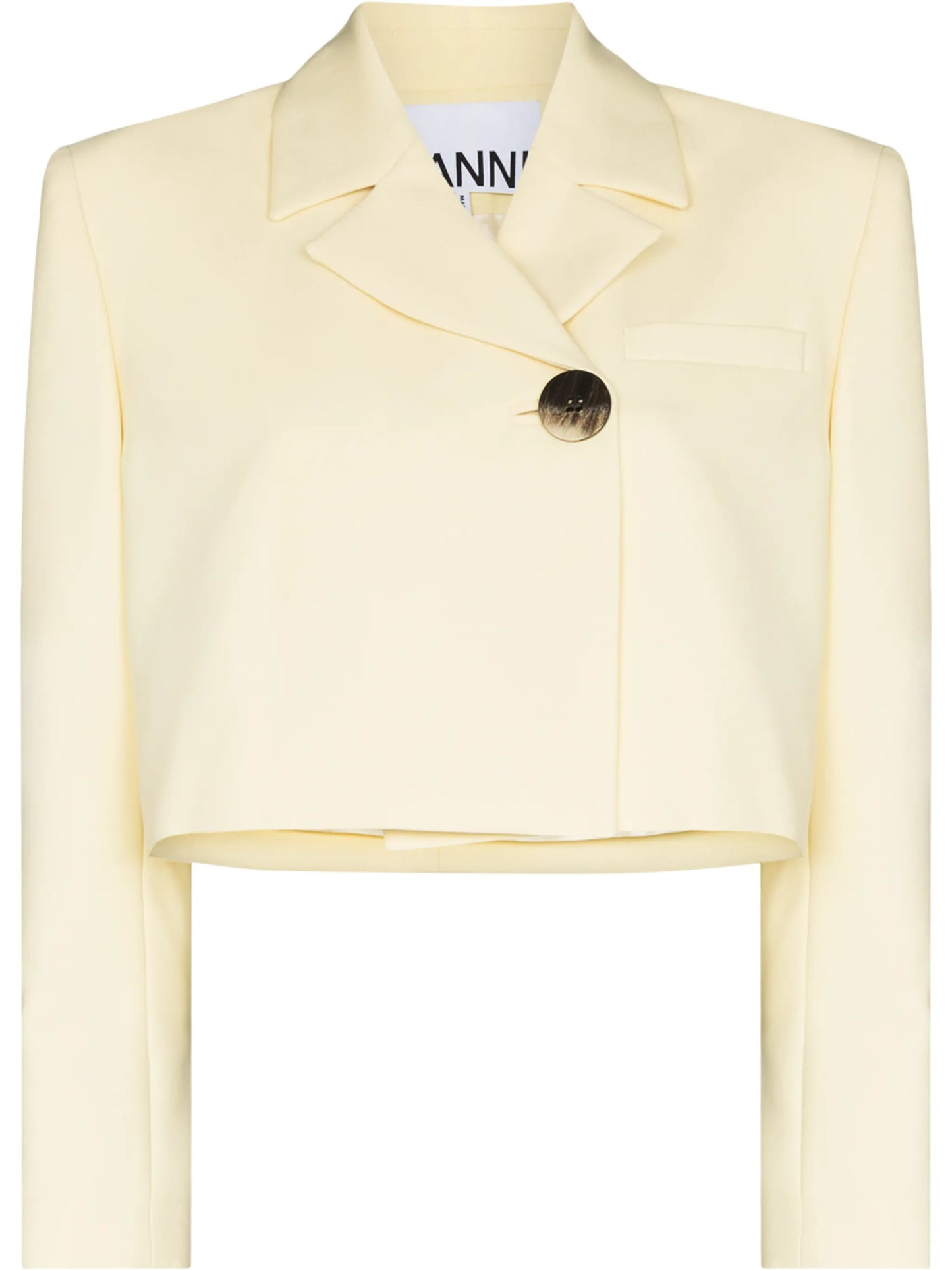 cropped suit blazer