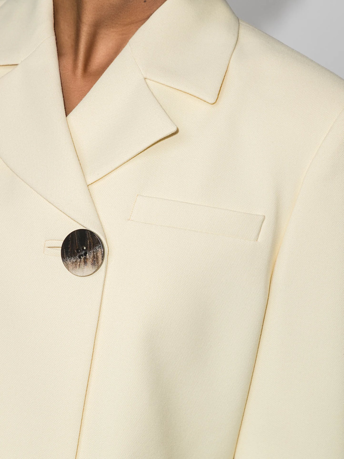 cropped suit blazer