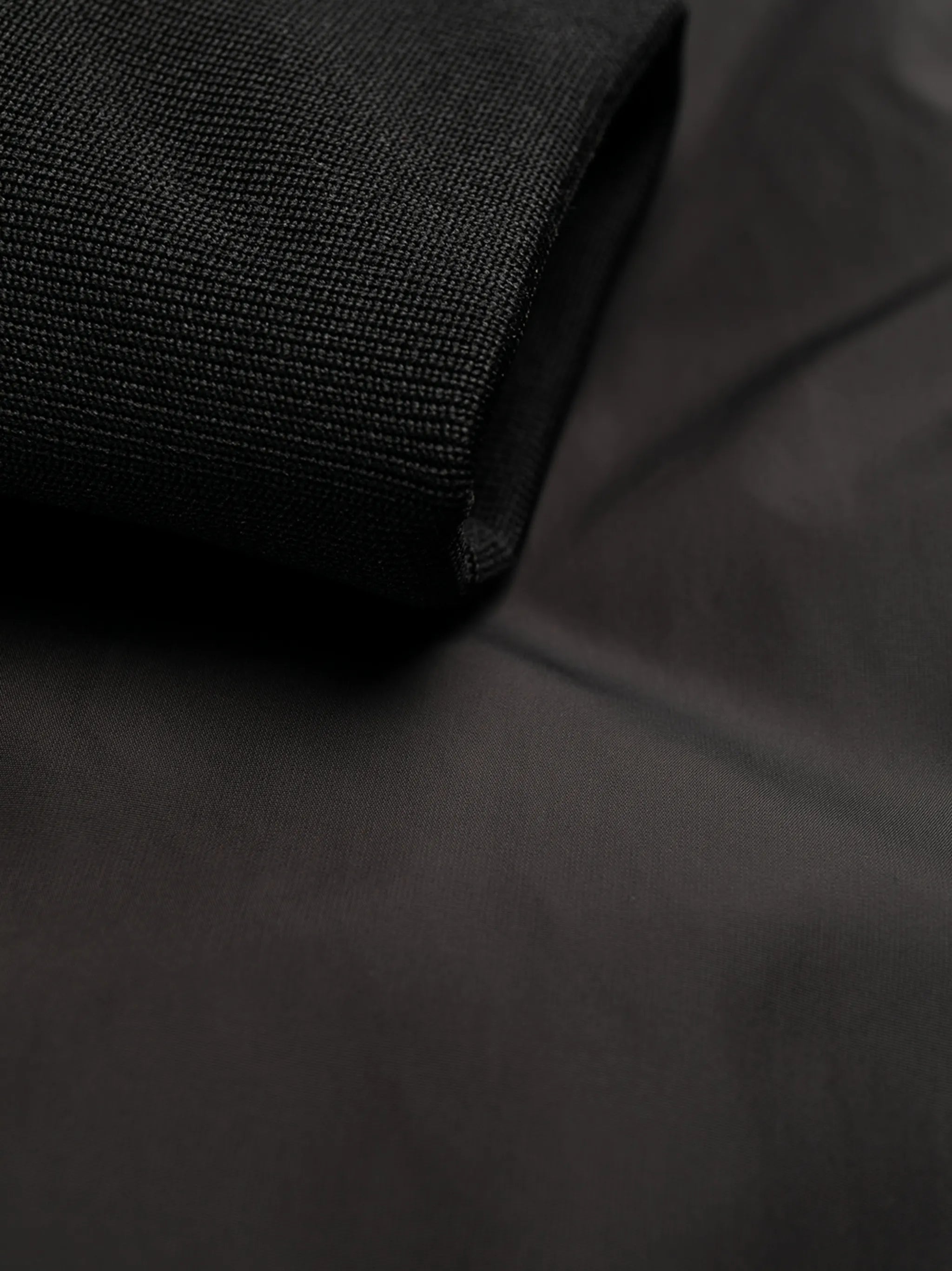 logo-print high-neck padded jacket