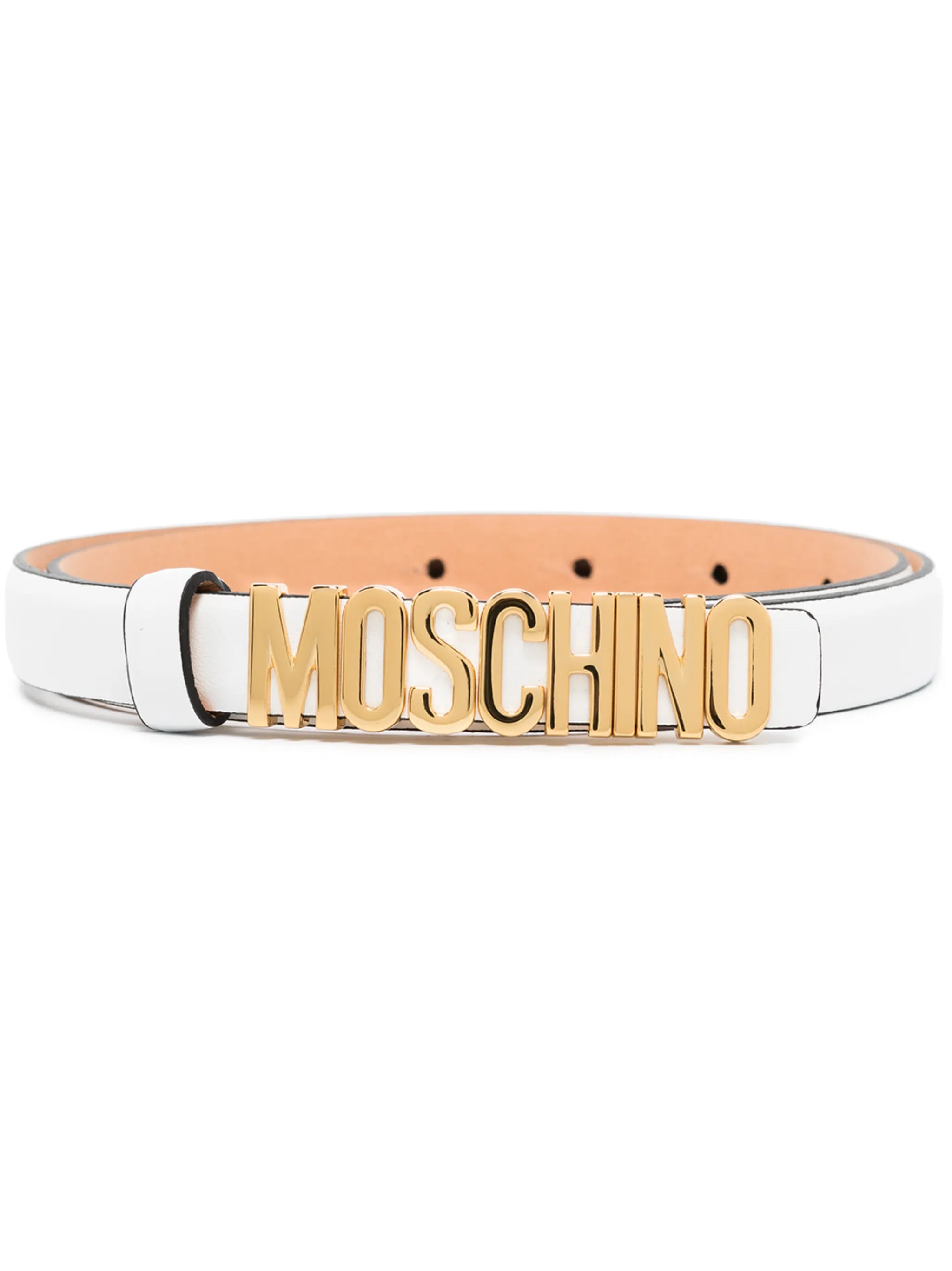 logo plaque slim belt
