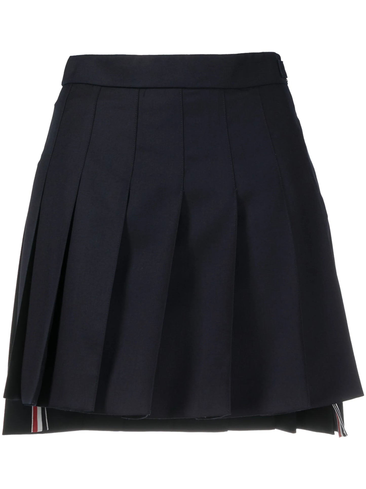 Super 120´s twill pleated mini skirt