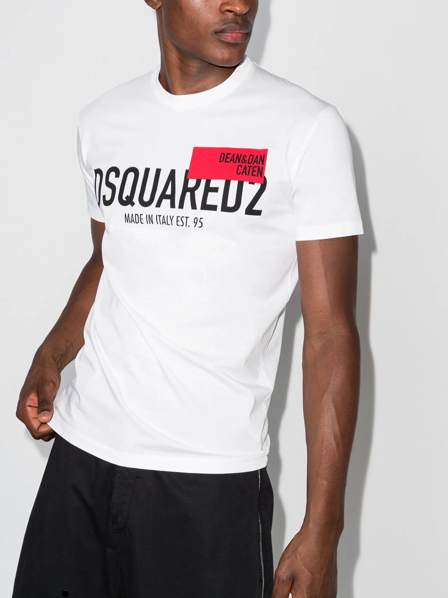 Red Tag logo-print T-shirt
