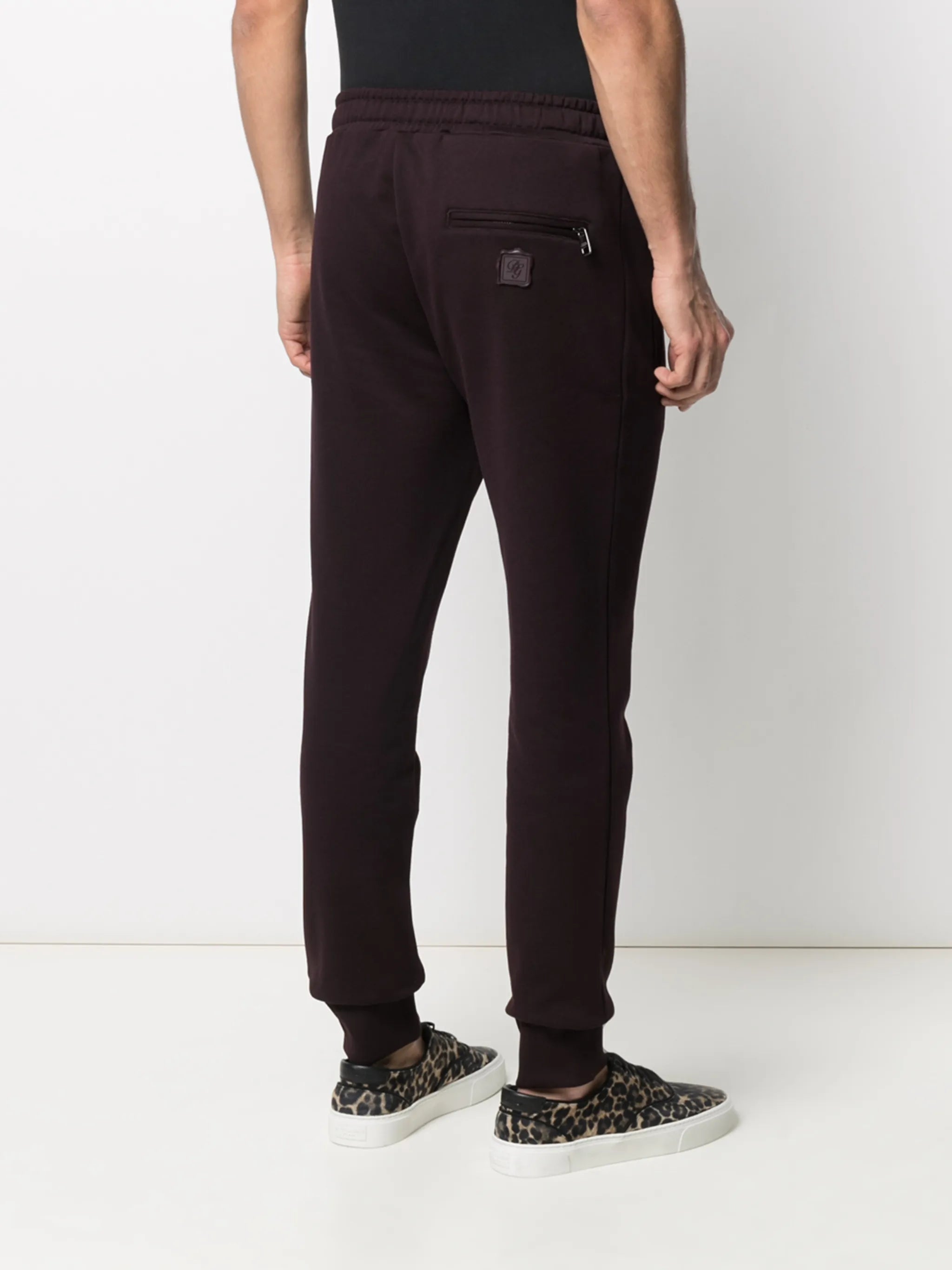 logo patch relaxed track pants