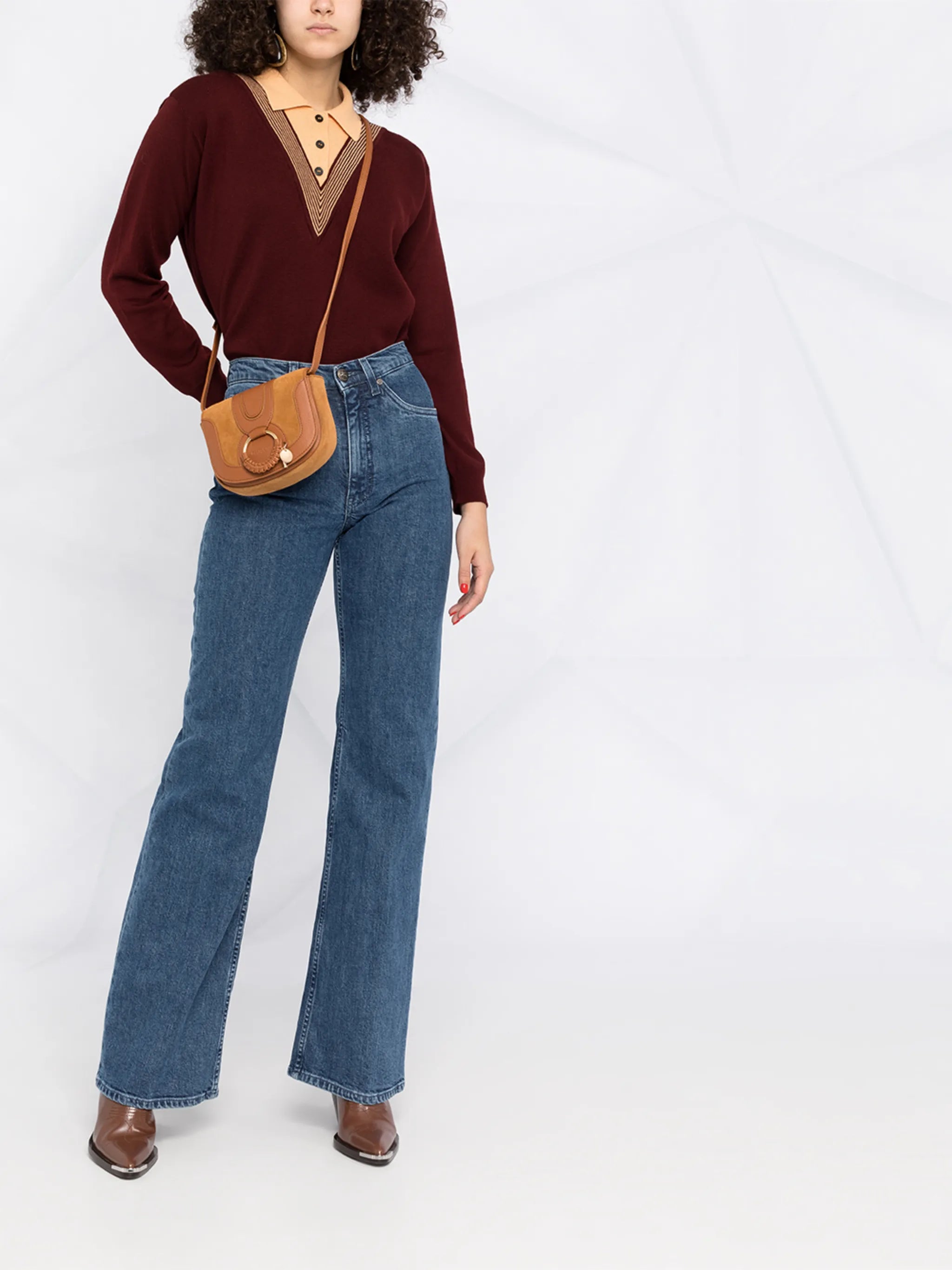 Hana leather cross body bag
