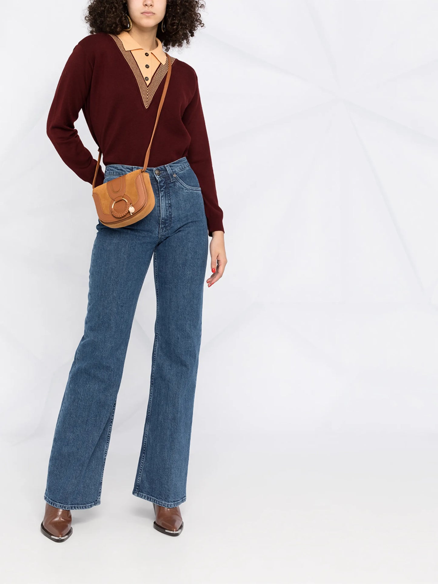 Hana leather cross body bag