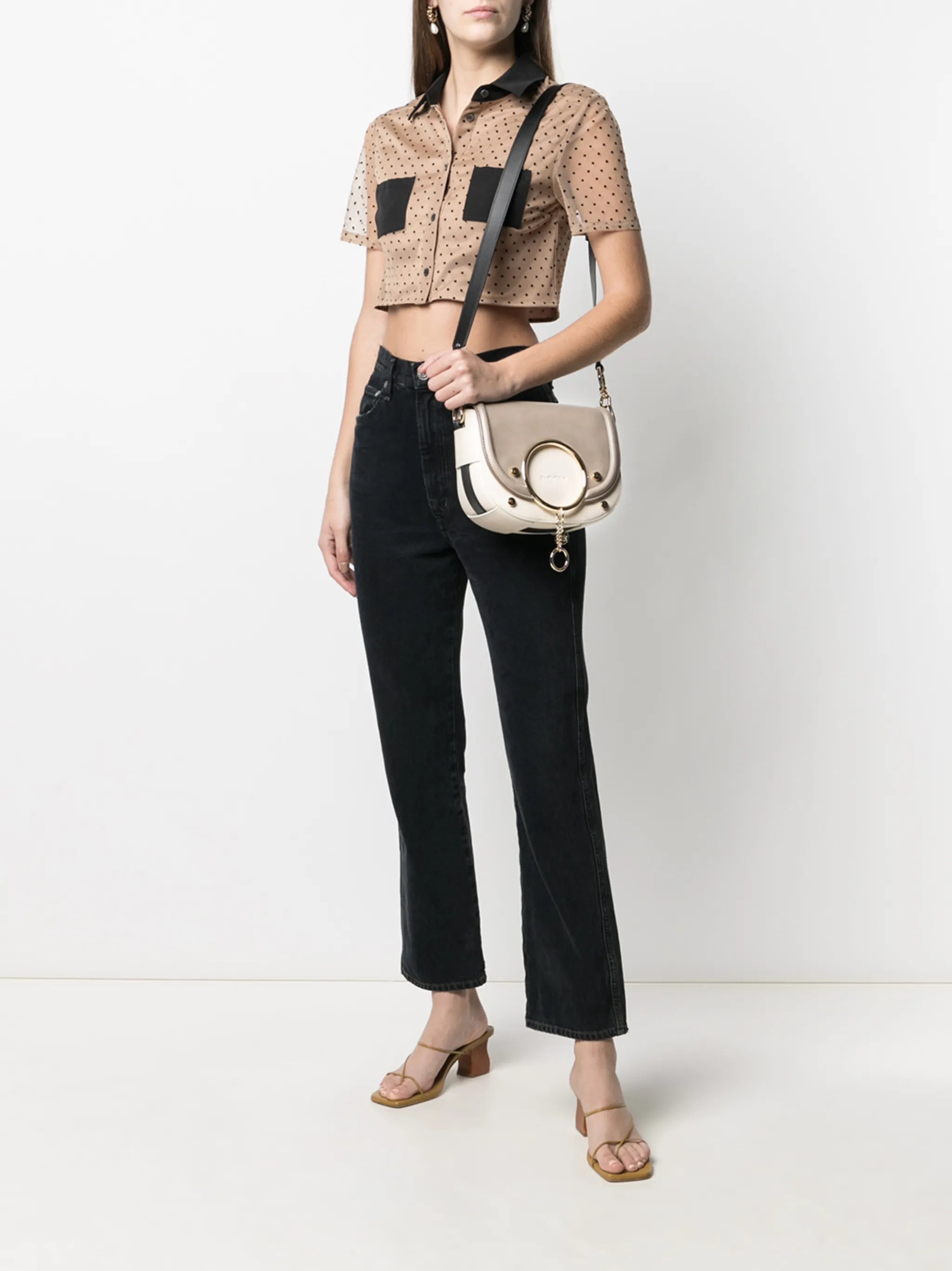 Mara leather cross body bag