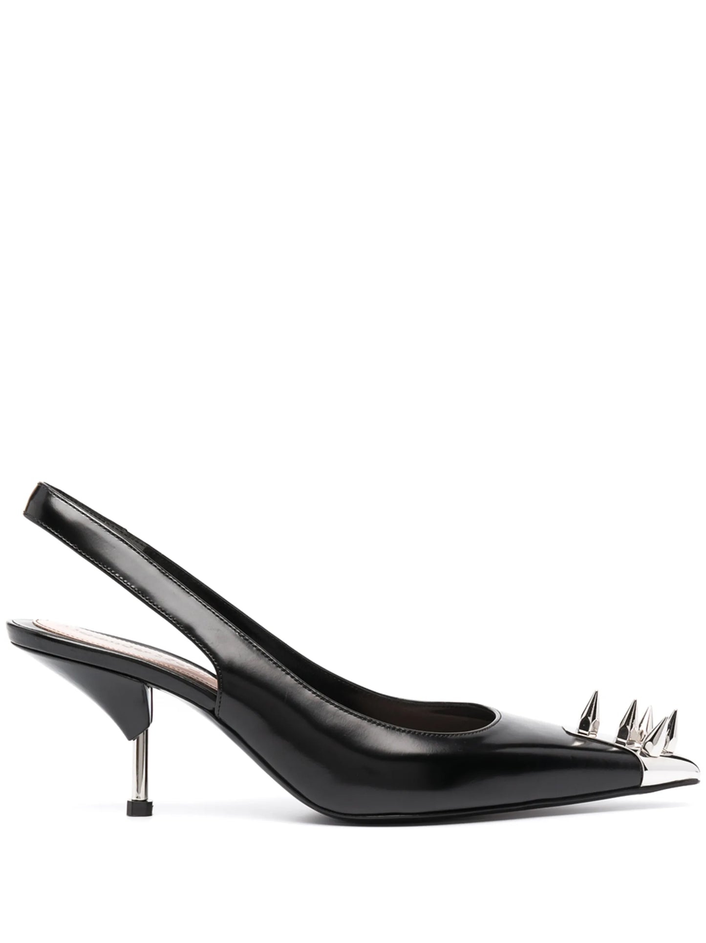 Punk Stud slingback pumps