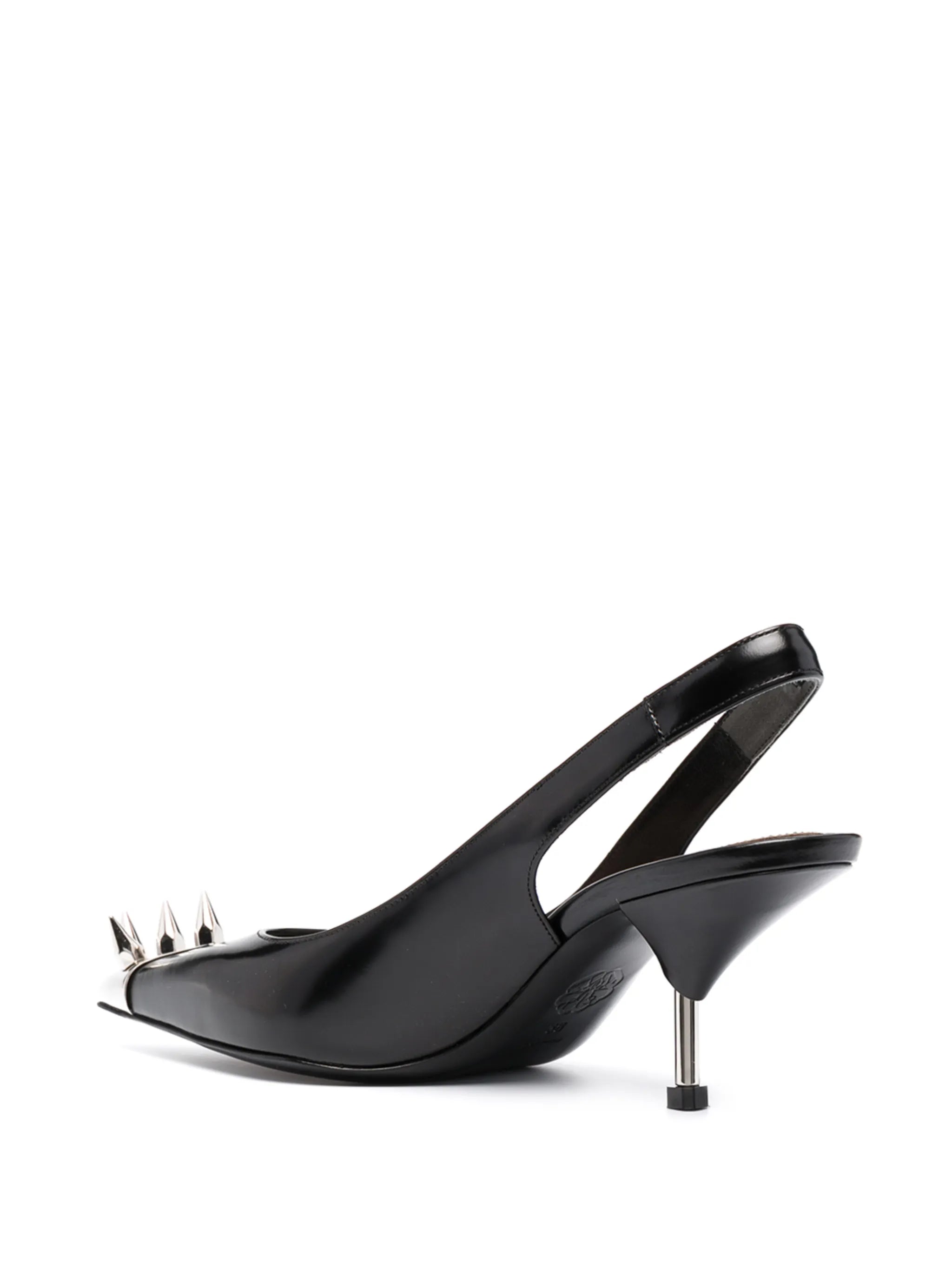 Punk Stud slingback pumps