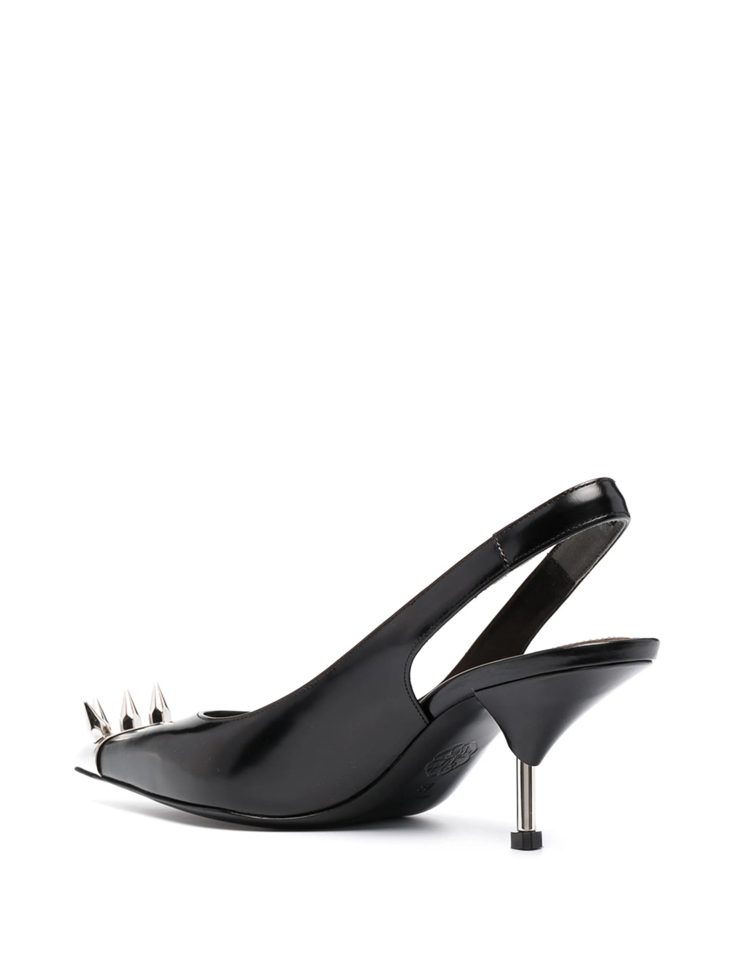 Punk Stud slingback pumps