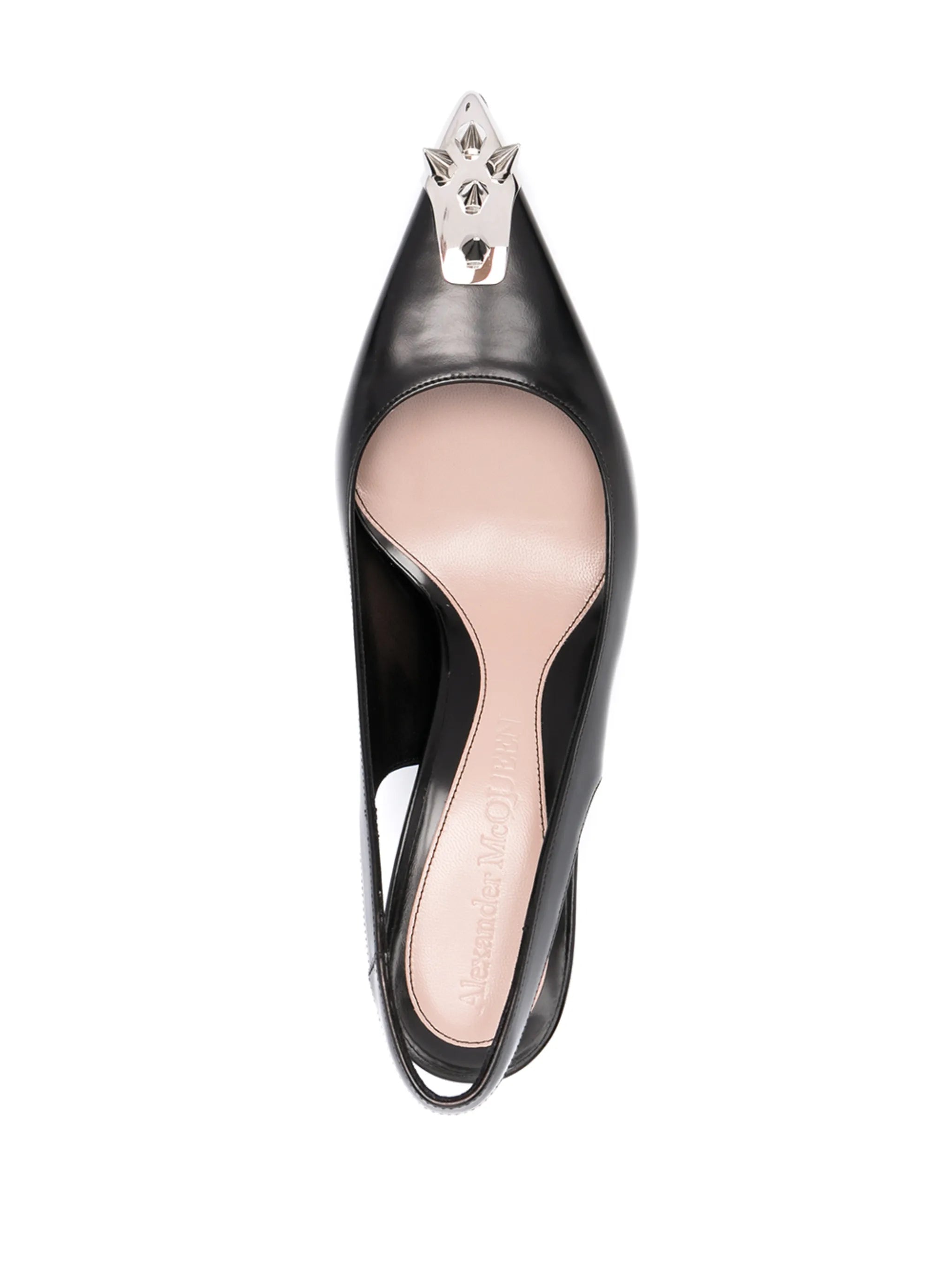 Punk Stud slingback pumps