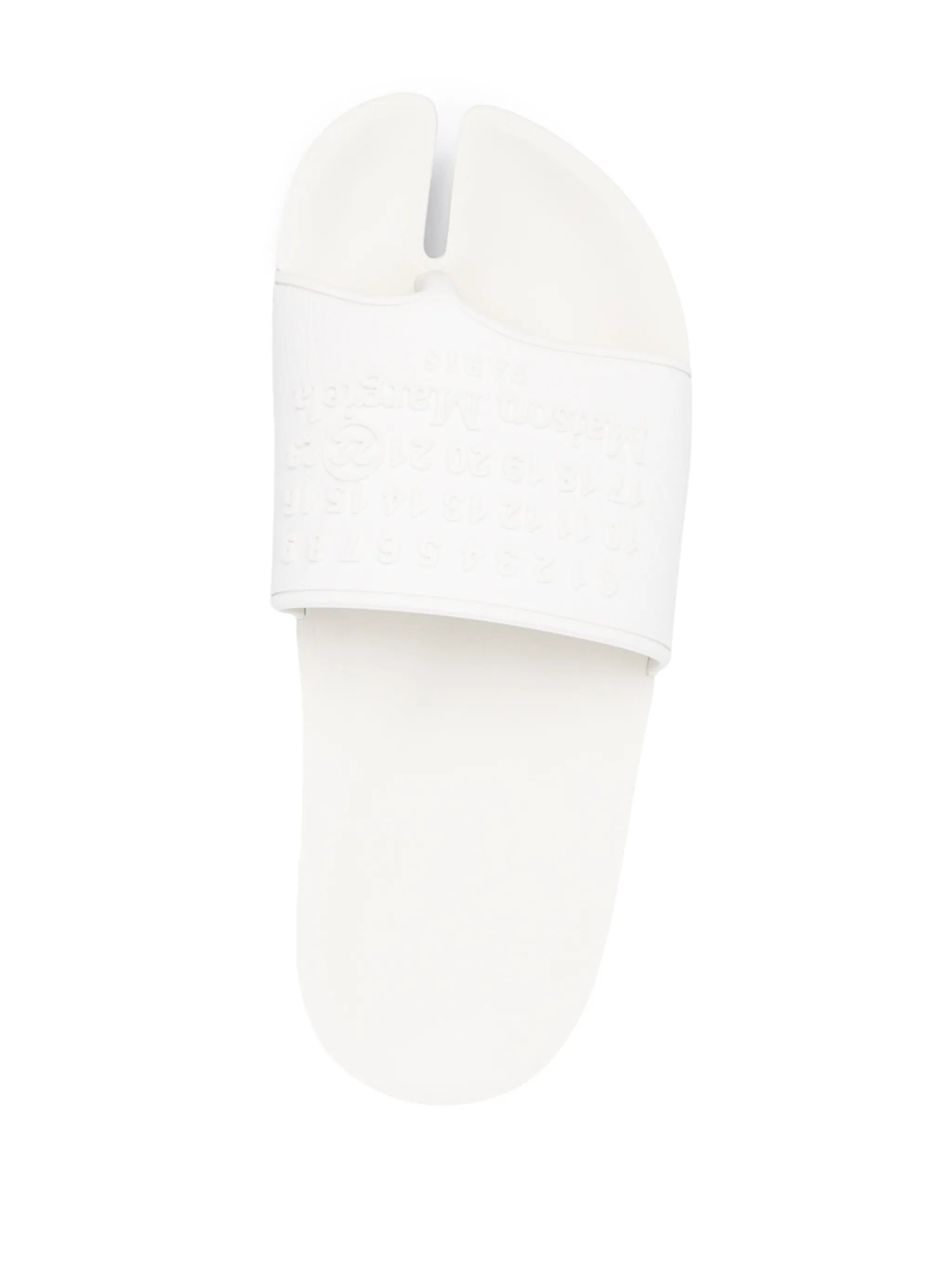 Tabi logo-embossed slides