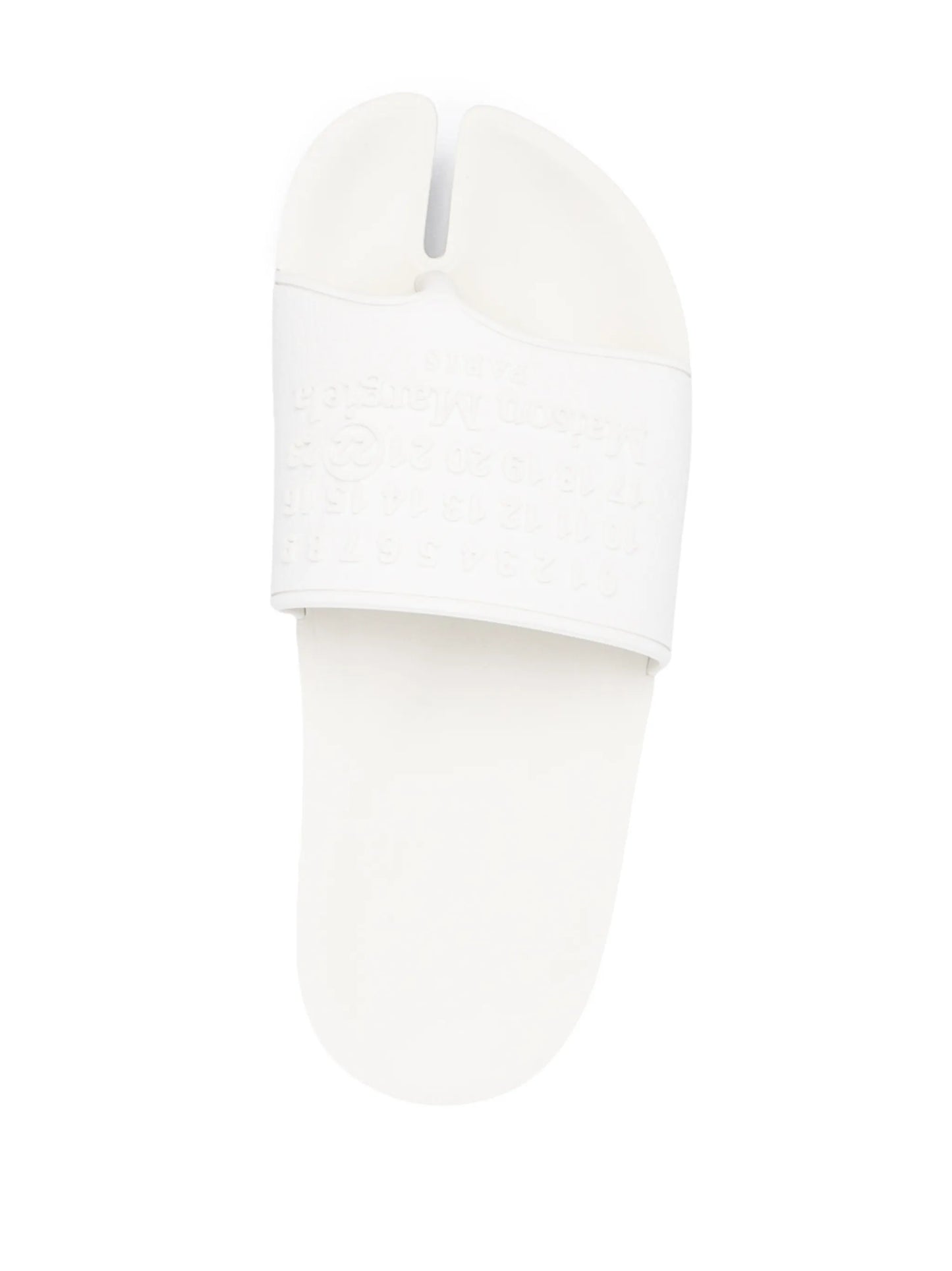 Tabi logo-embossed slides