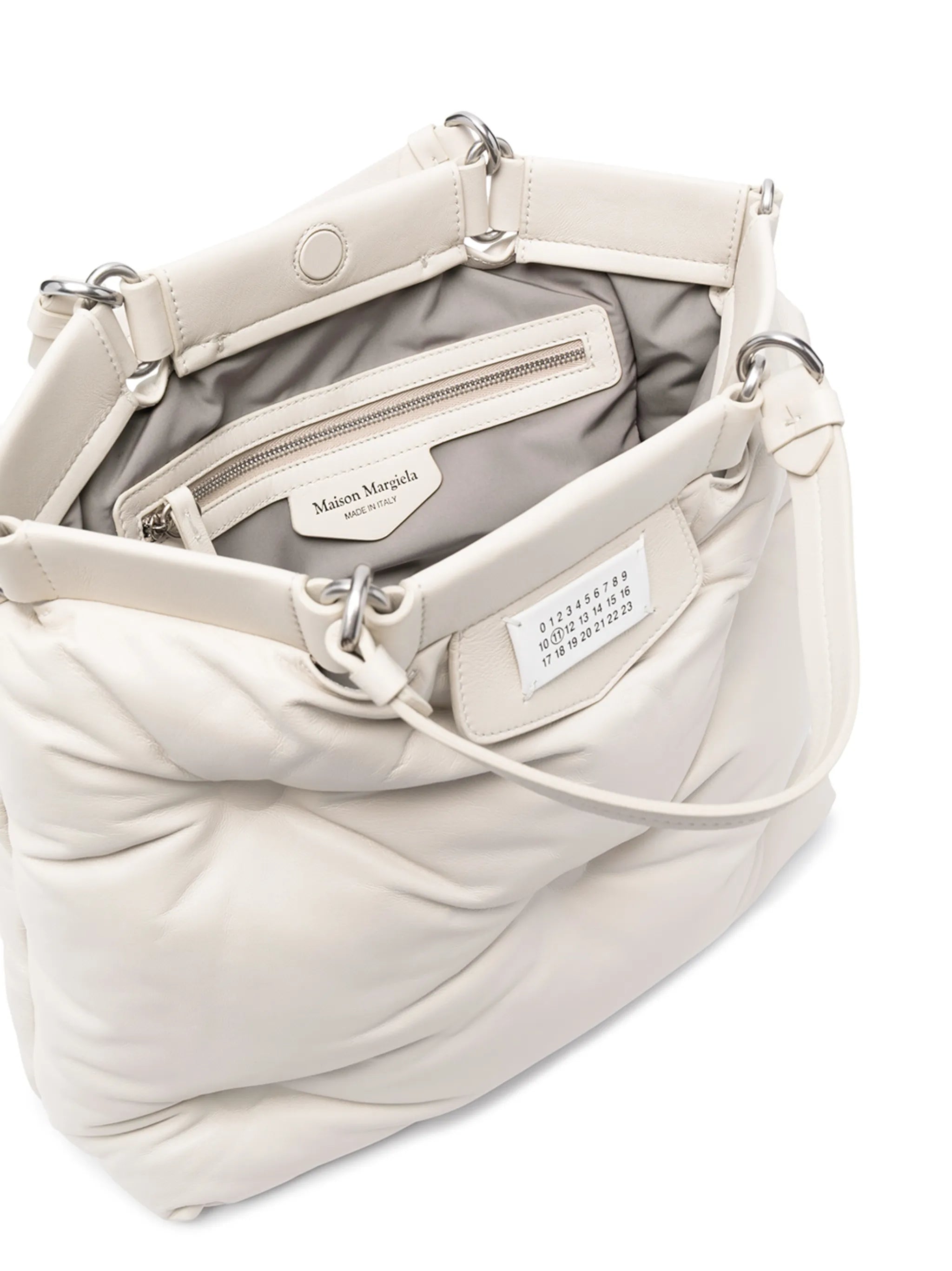 Glam Slam number patch tote bag