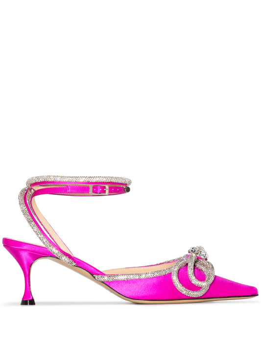 bow-detail pointed pumps
