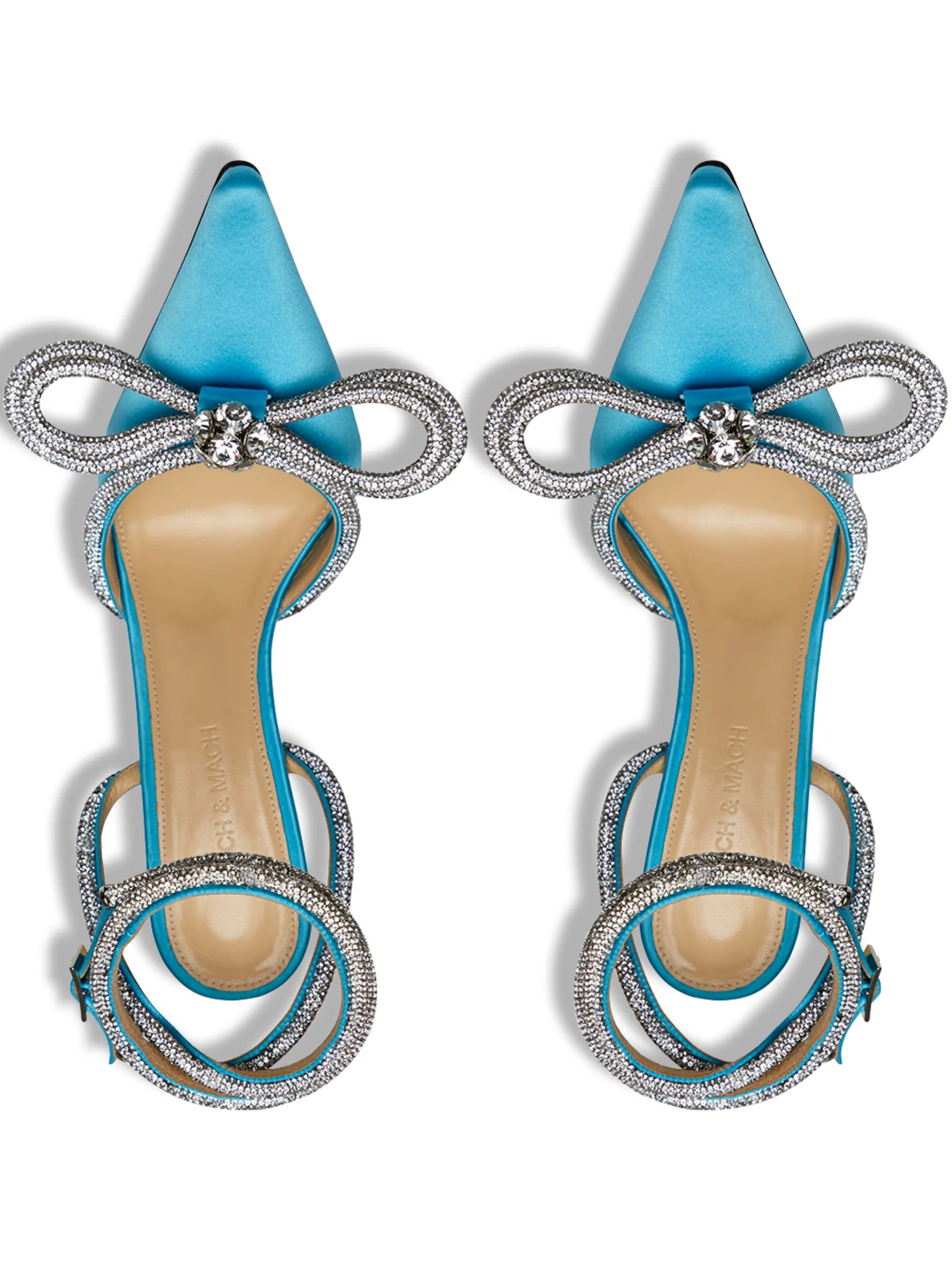 110mm pointed-toe satin pumps