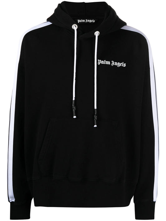 side-stripe hoodie