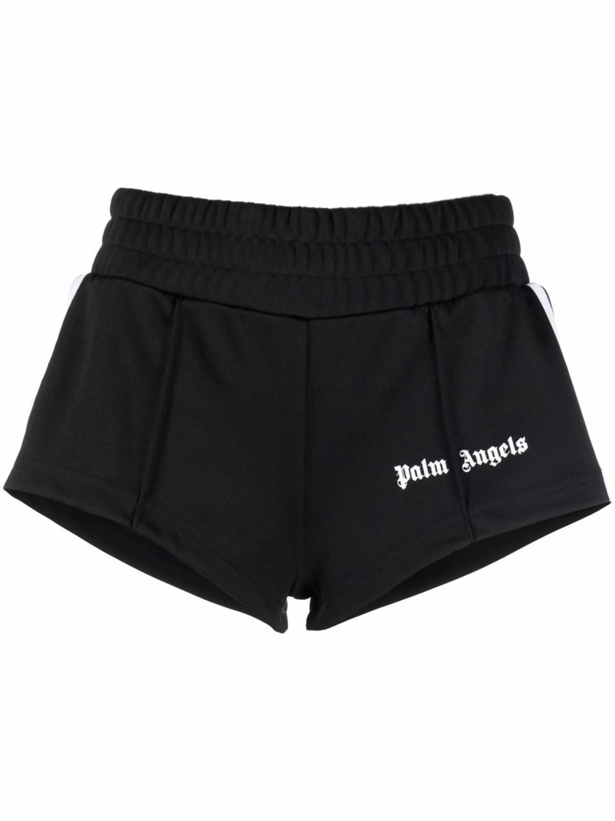 logo-print shorts