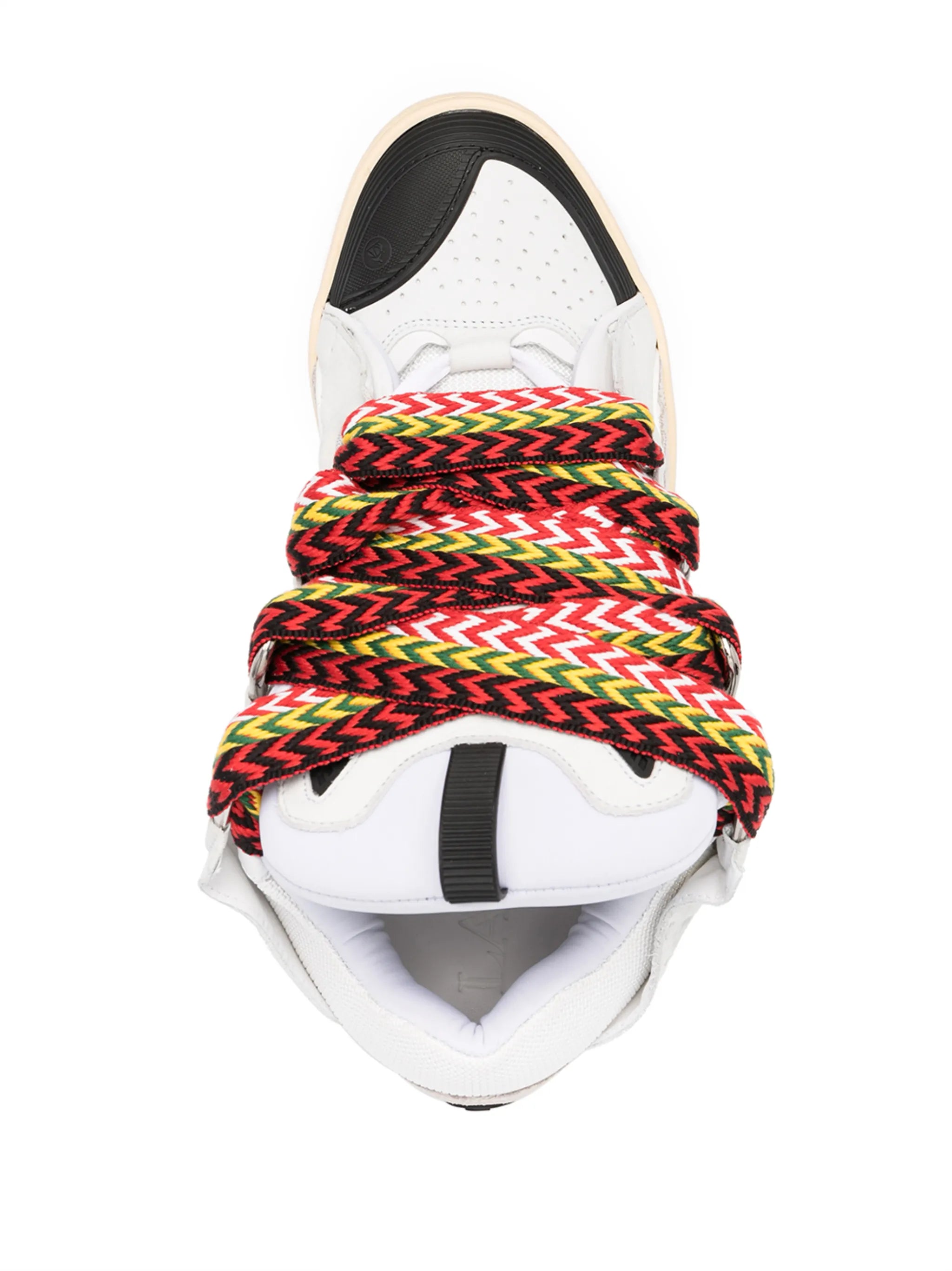 Curb suede trim sneakers