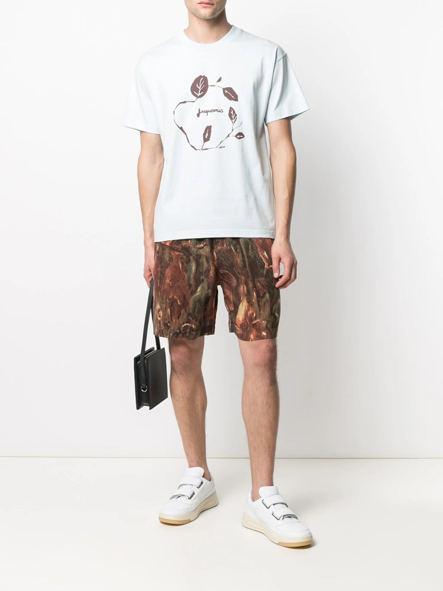 graphic print short-sleeved T-shirt