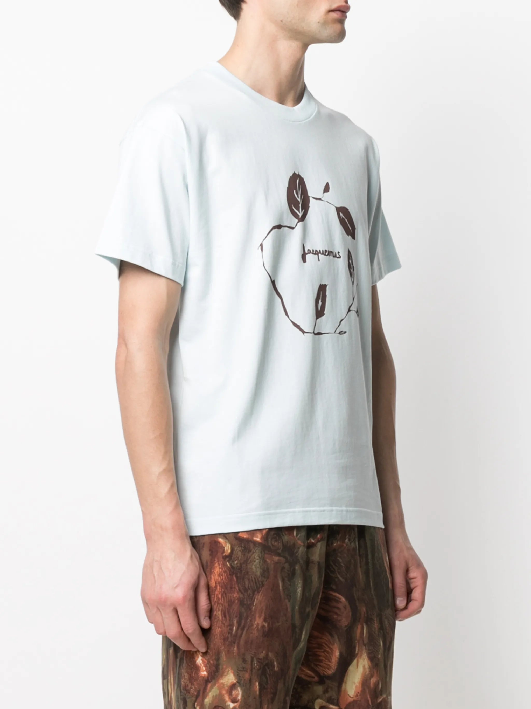 graphic print short-sleeved T-shirt