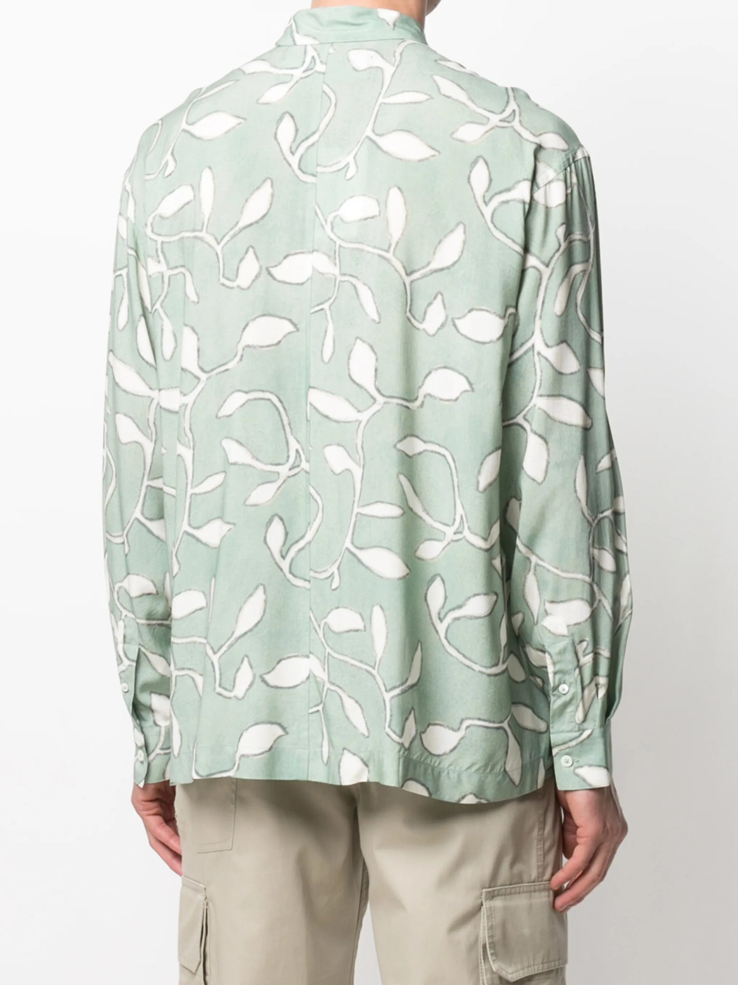 Baou leaf-print shirt