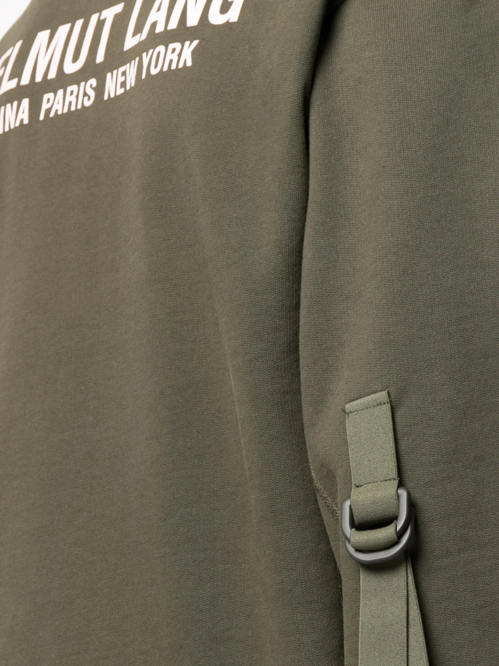 logo print hooded sweatshirt