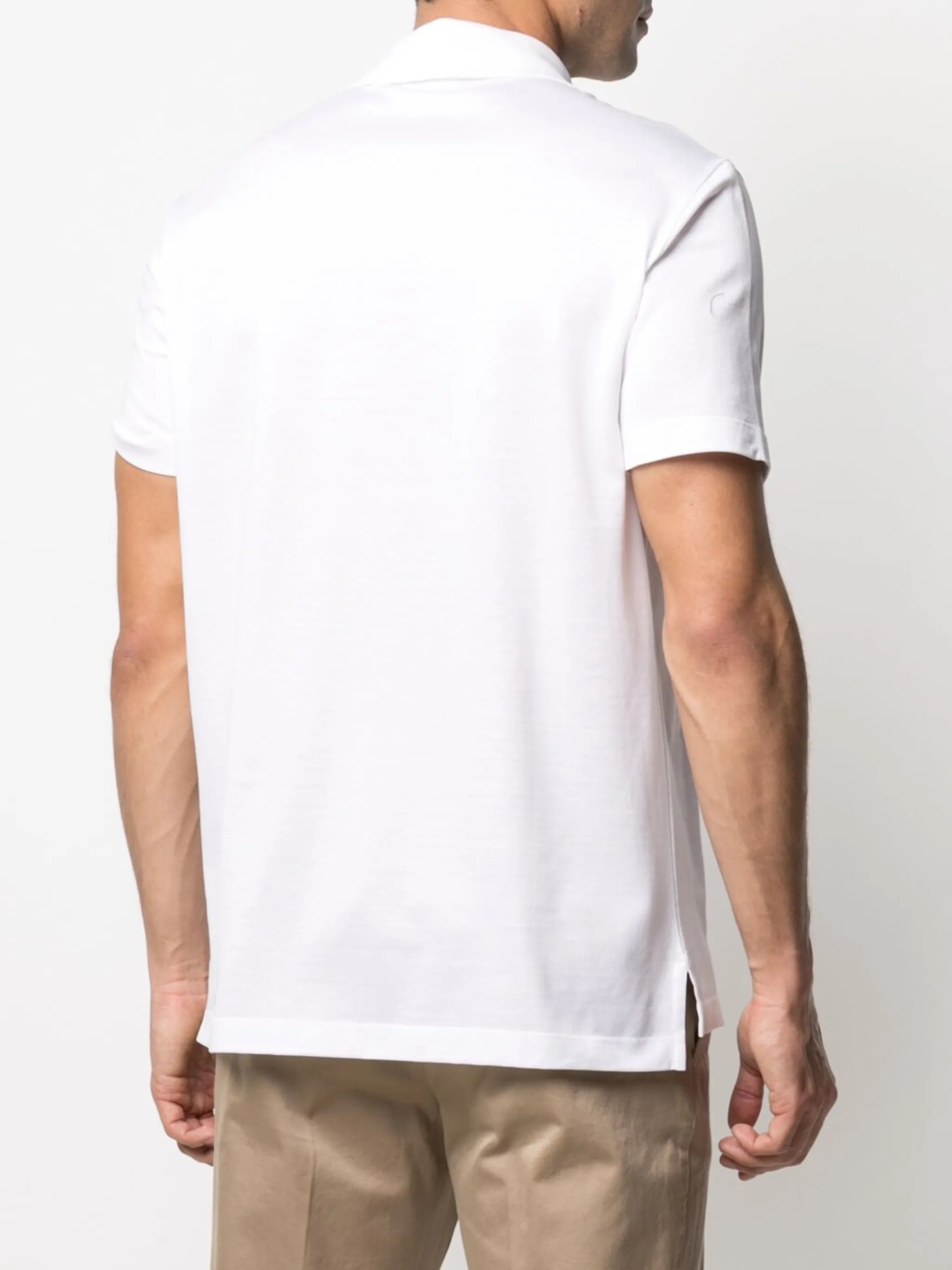 Medusa embroidered polo shirt
