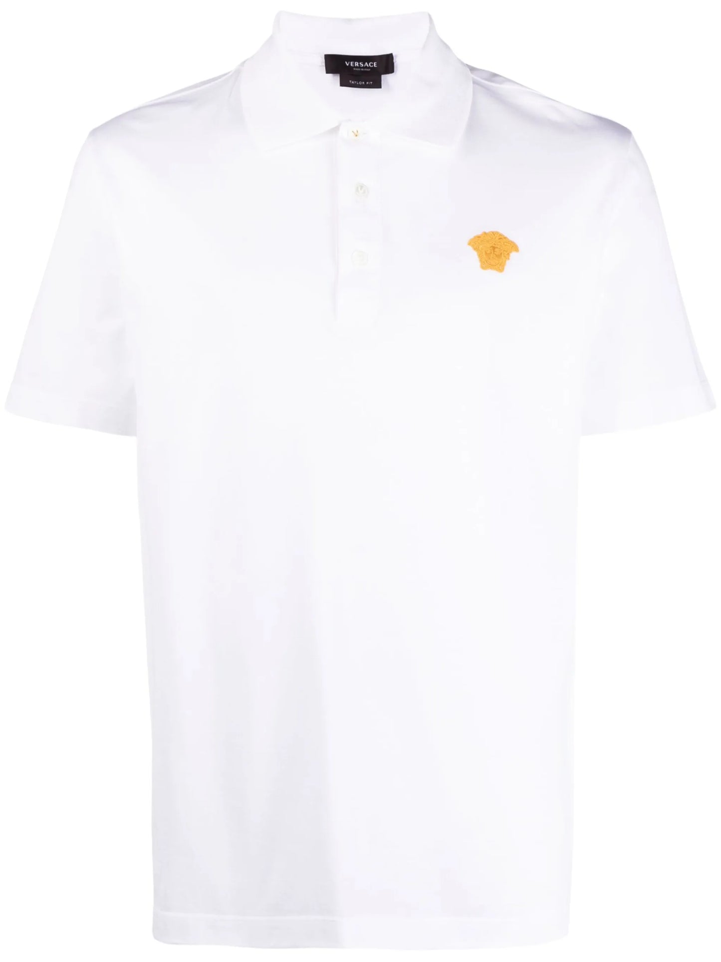 Medusa embroidered polo shirt