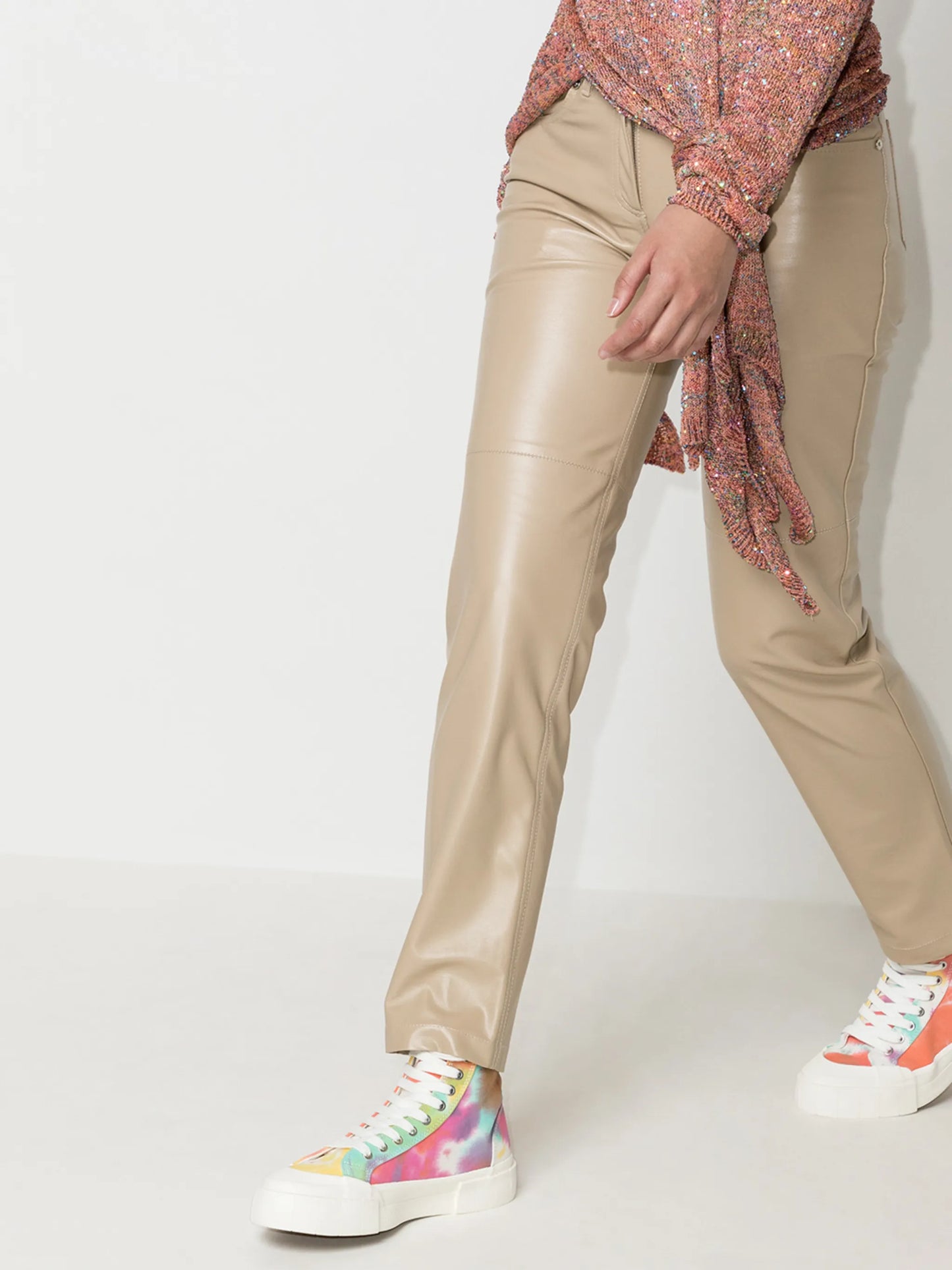 Palm Ombre high-top sneakers