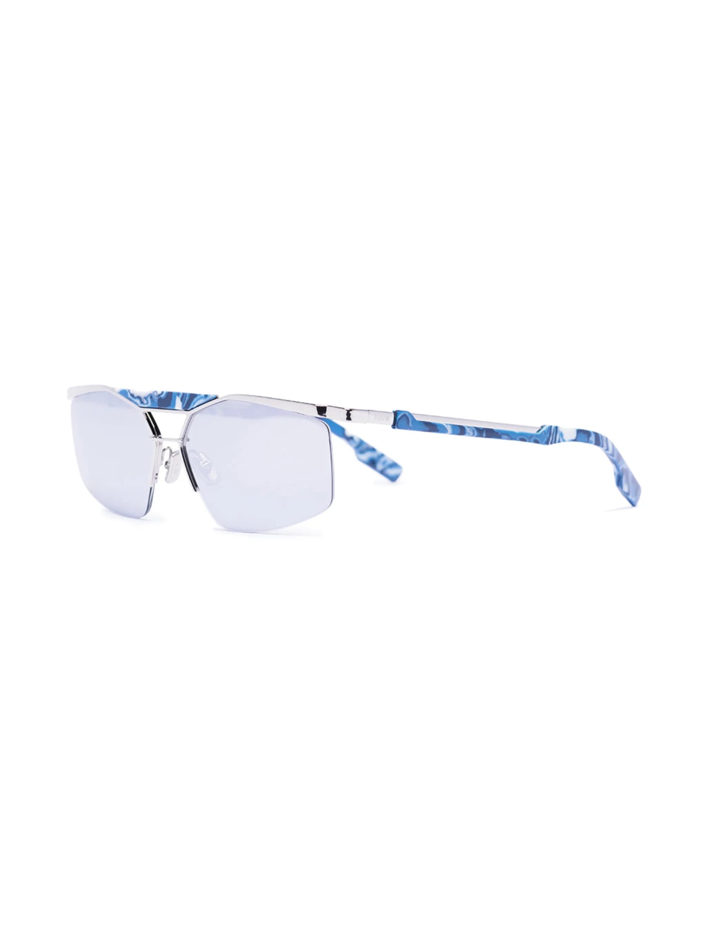Psychedelic square-frame sunglasses