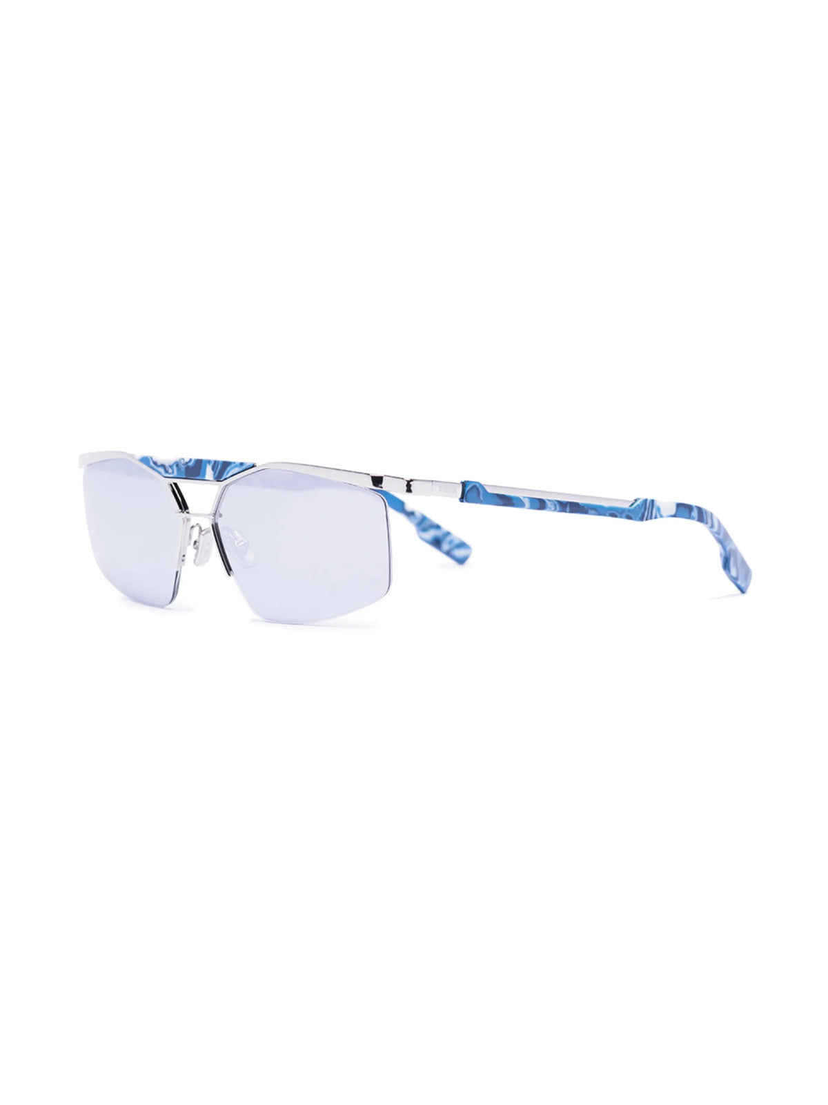 Psychedelic square-frame sunglasses