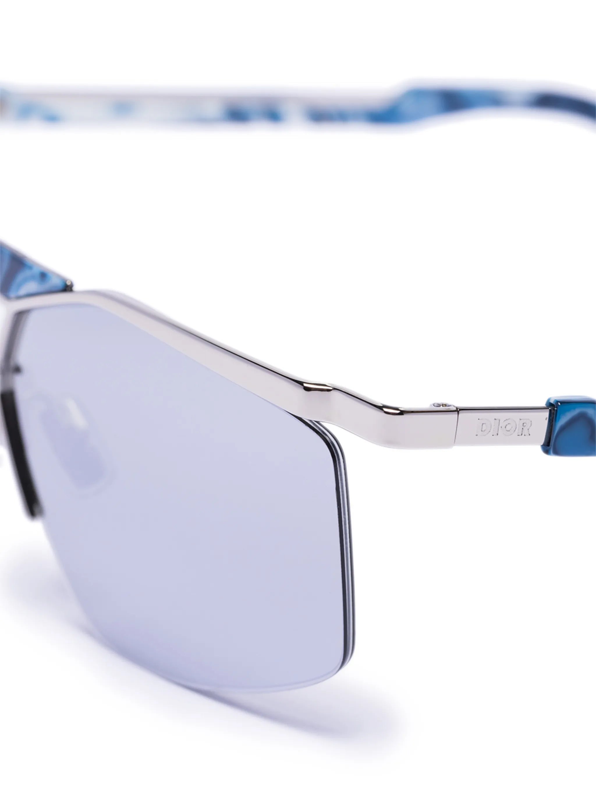 Psychedelic square-frame sunglasses