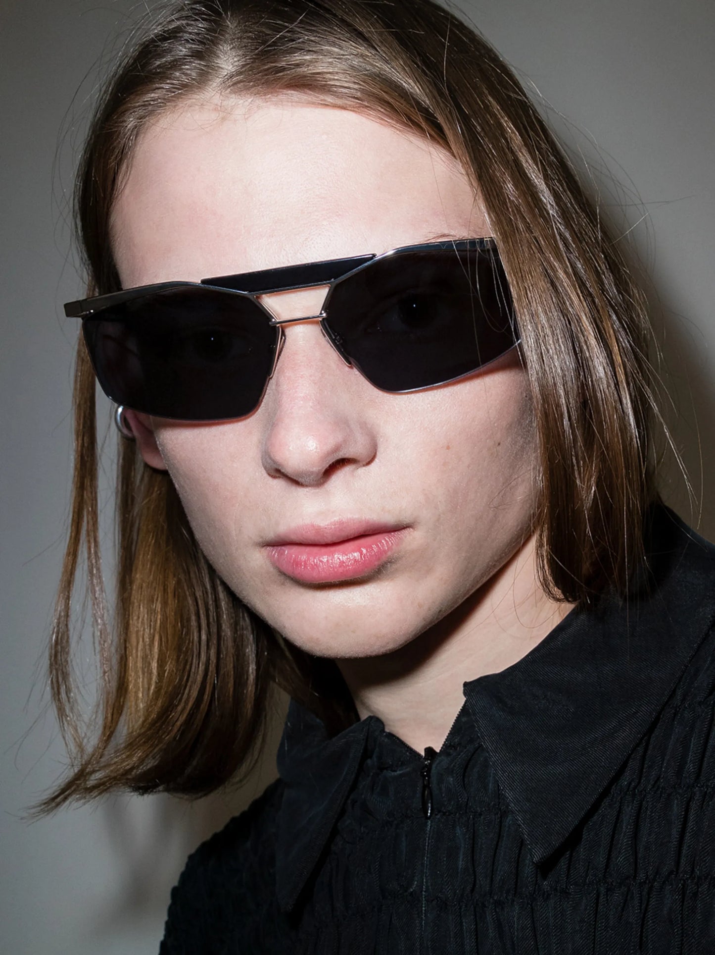 Psychedelic square-frame sunglasses