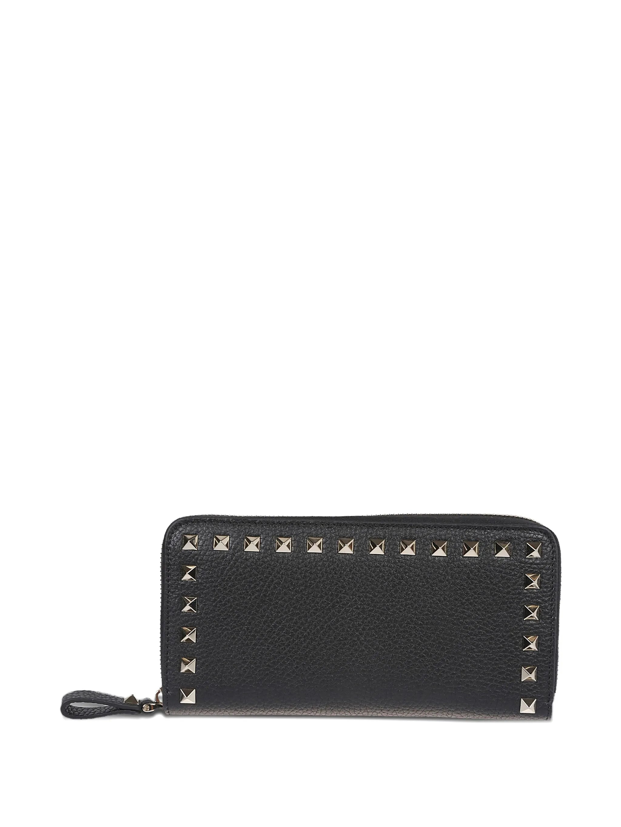 Rockstud zipped wallet