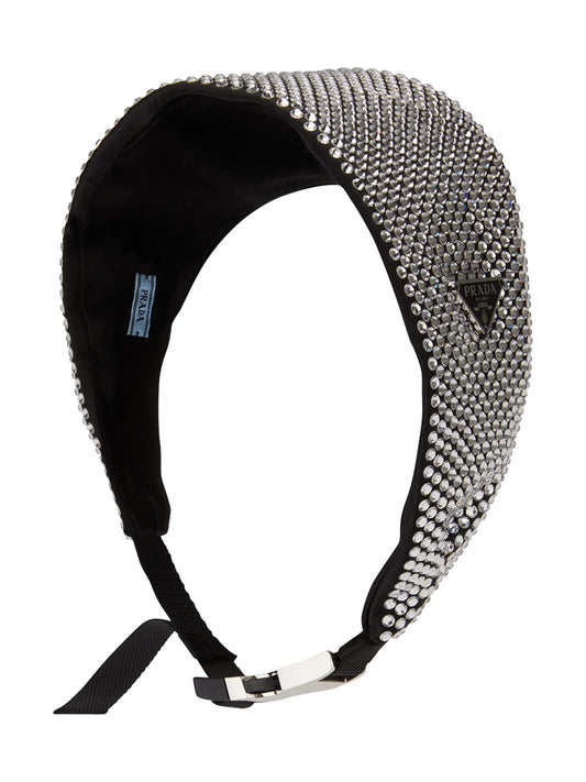 crystal-embellished buckle headband