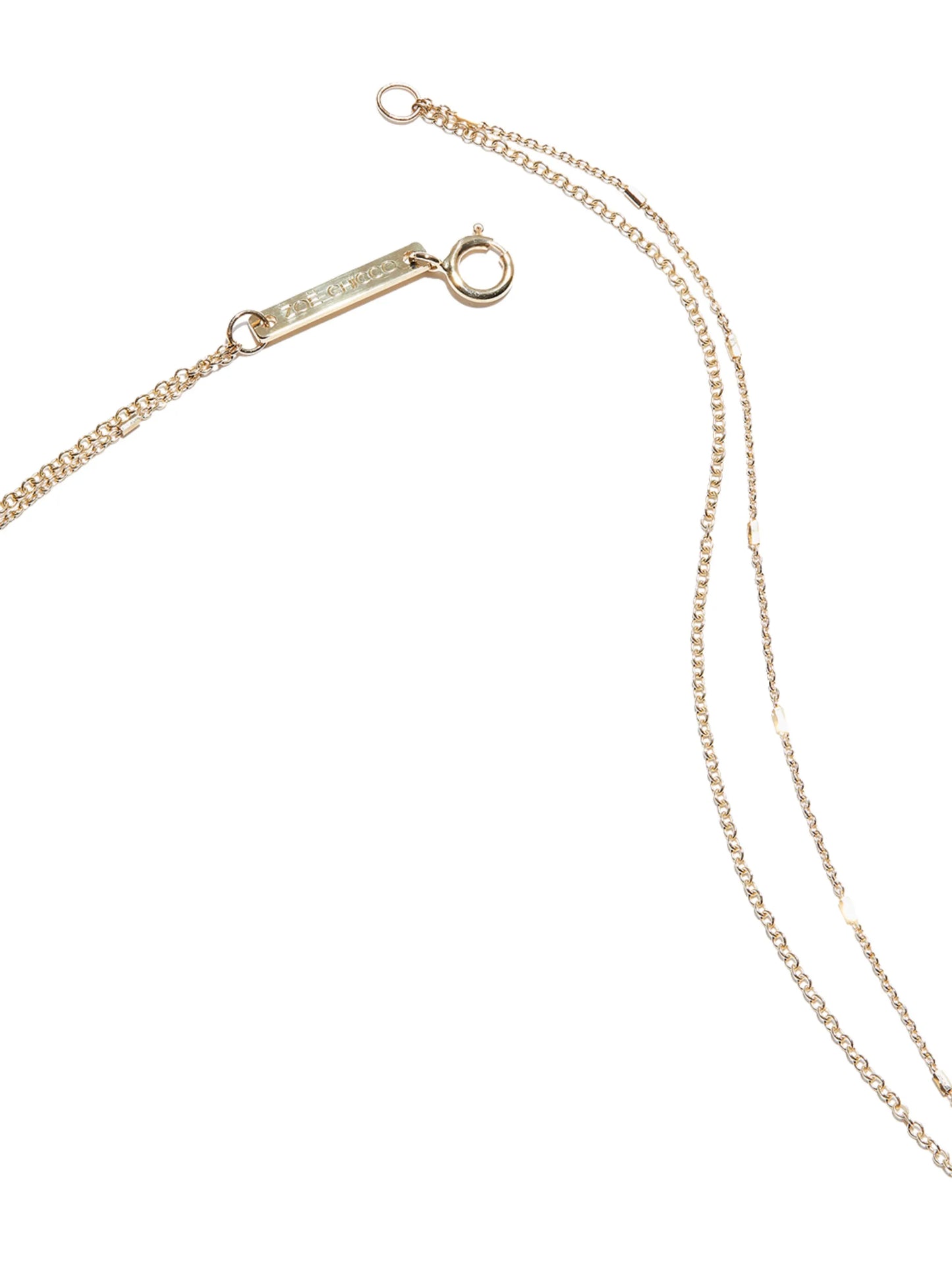 14kt yellow gold double-layer necklace