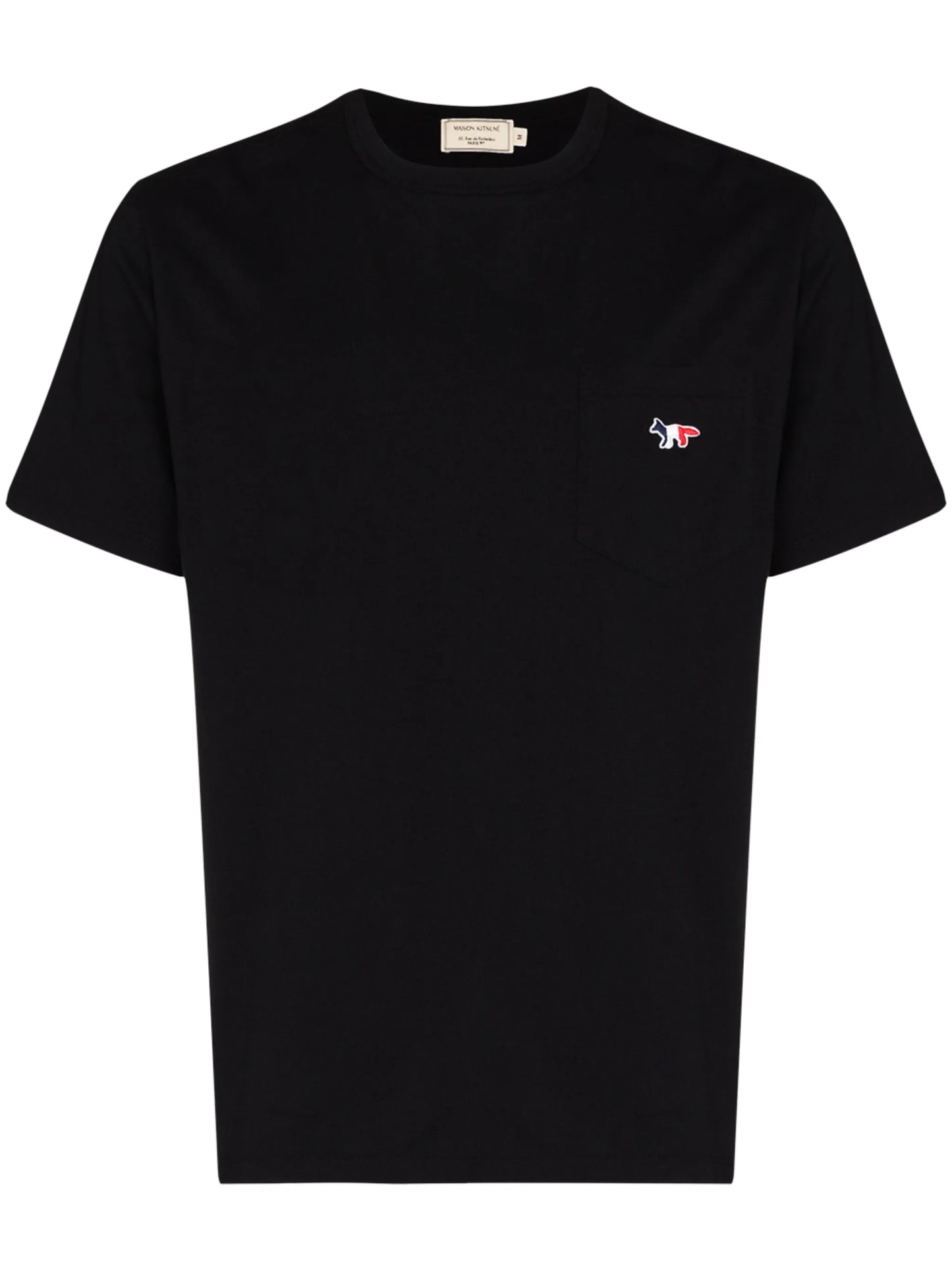 Tricolour Fox patch T-shirt