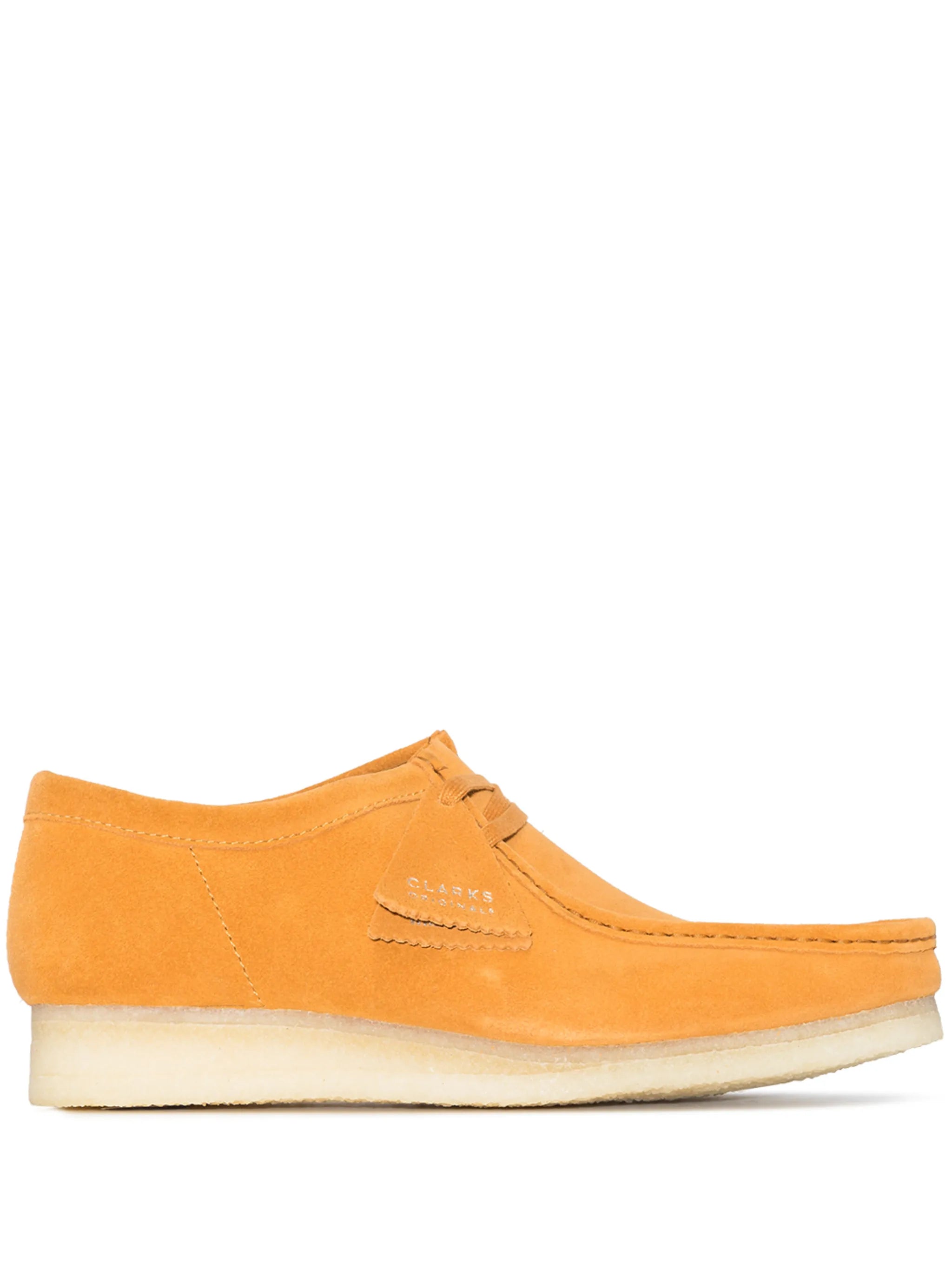 Wallabee suede lace-up shoes