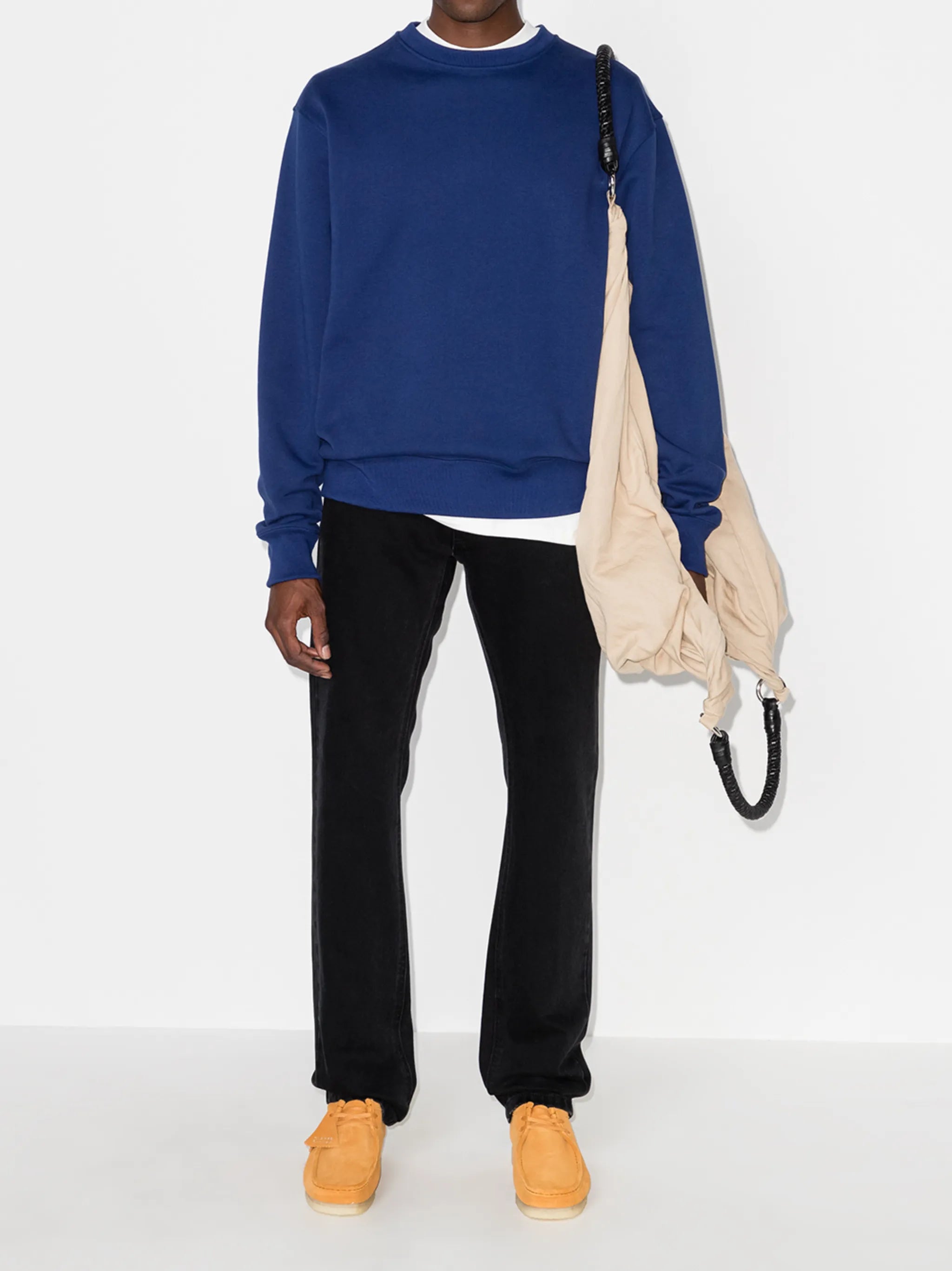 Wallabee suede lace-up shoes