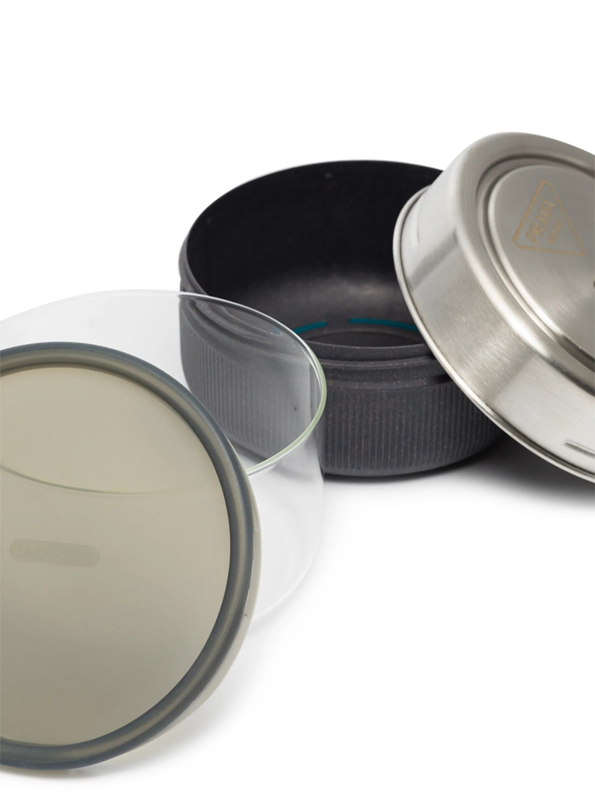 engraved-logo round lunchbox