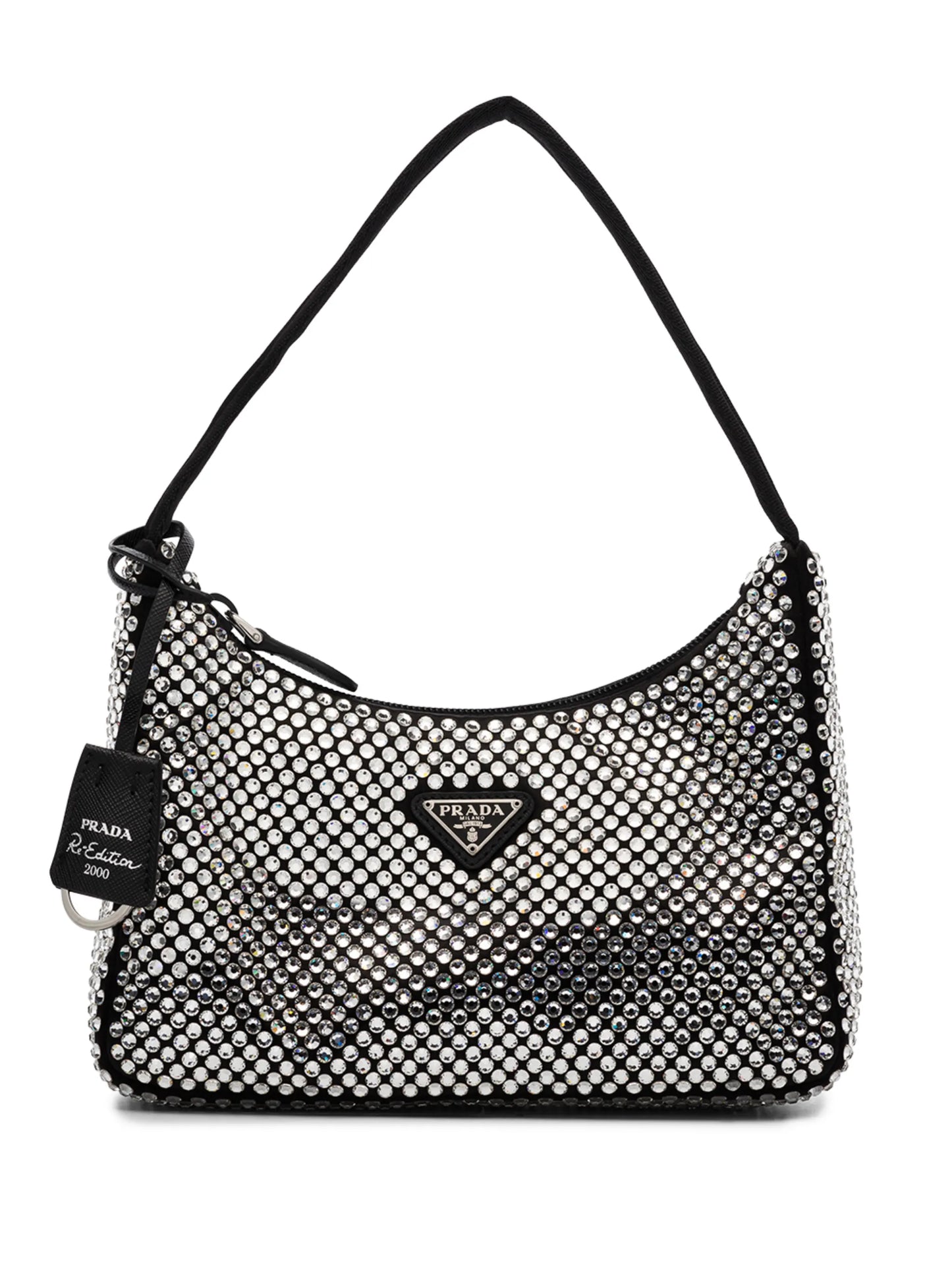 Re-Edition crystal-embellished shoulder bag