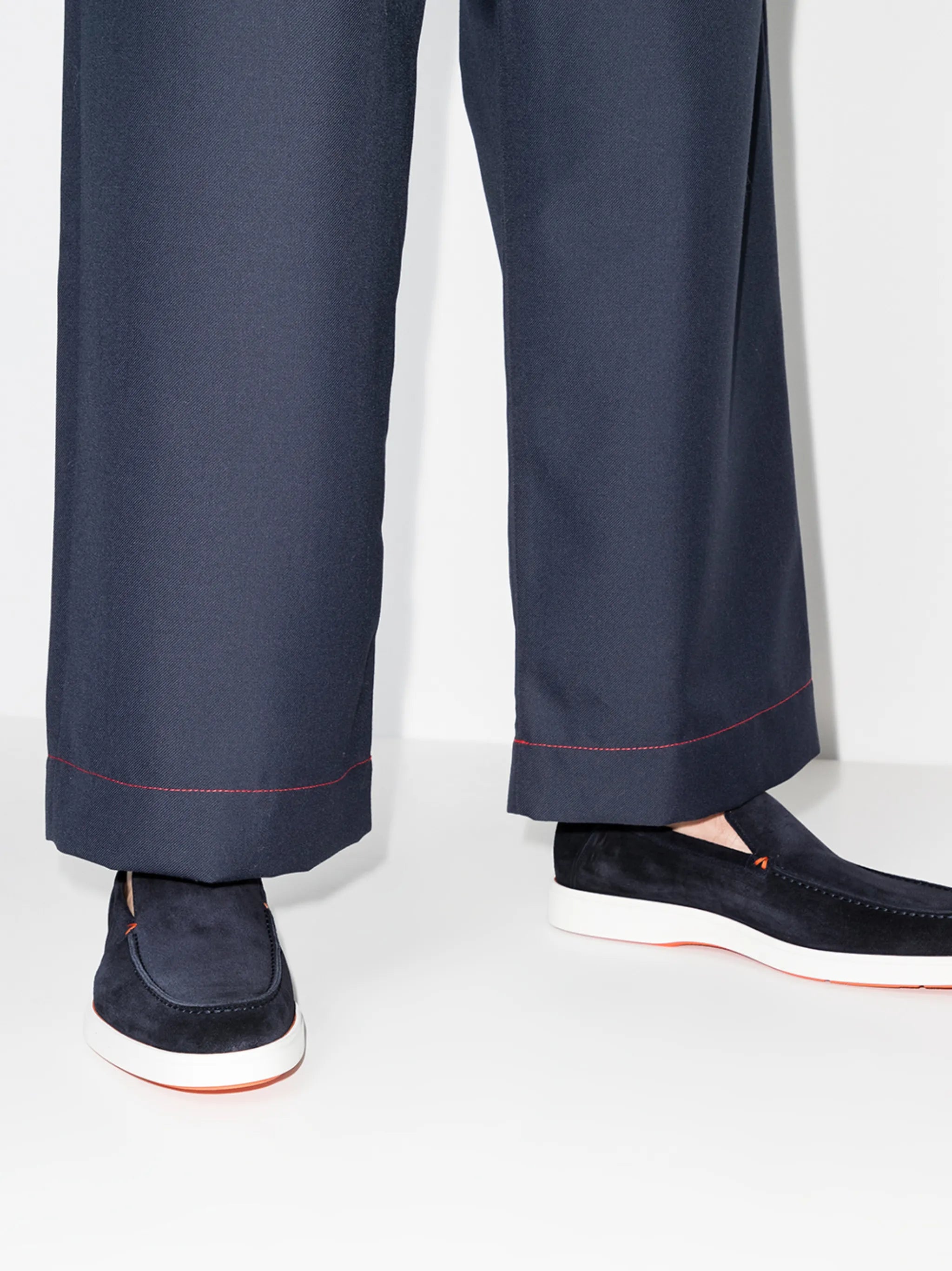 slip-on leather loafers