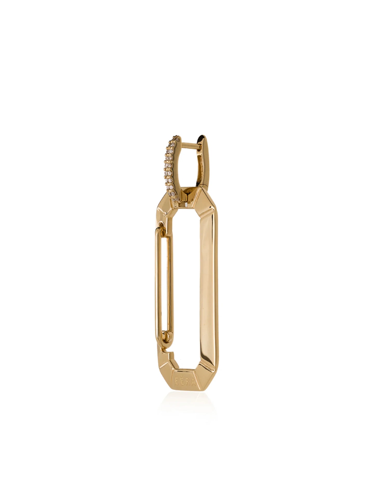 18kt yellow gold Chiara single earring