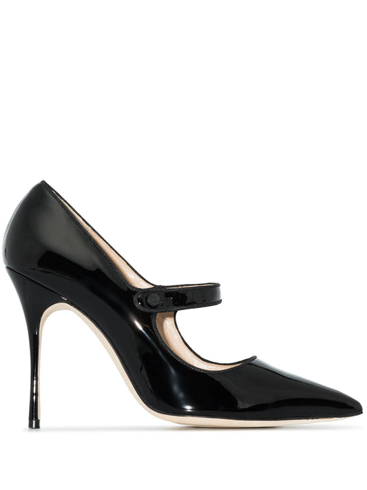 Campari New patent leather ponted toe pumps