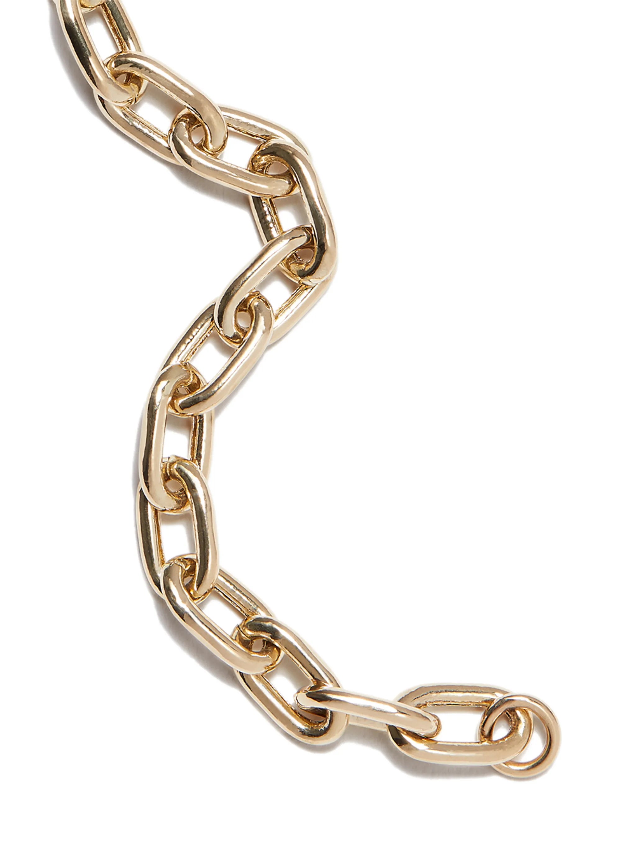 14kt yellow gold oval-link bracelet