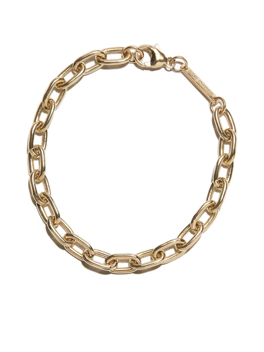 14kt yellow gold oval-link bracelet