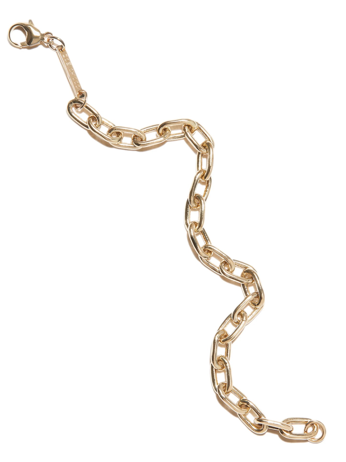 14kt yellow gold oval-link bracelet