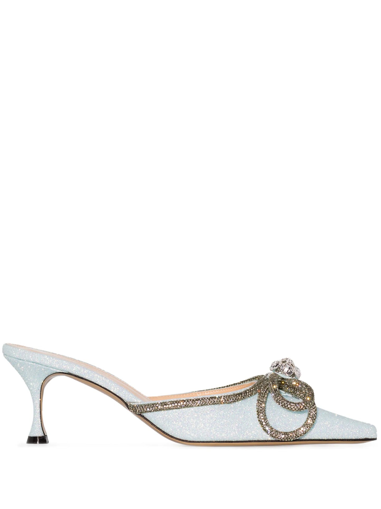65mm crystal-embellished mules